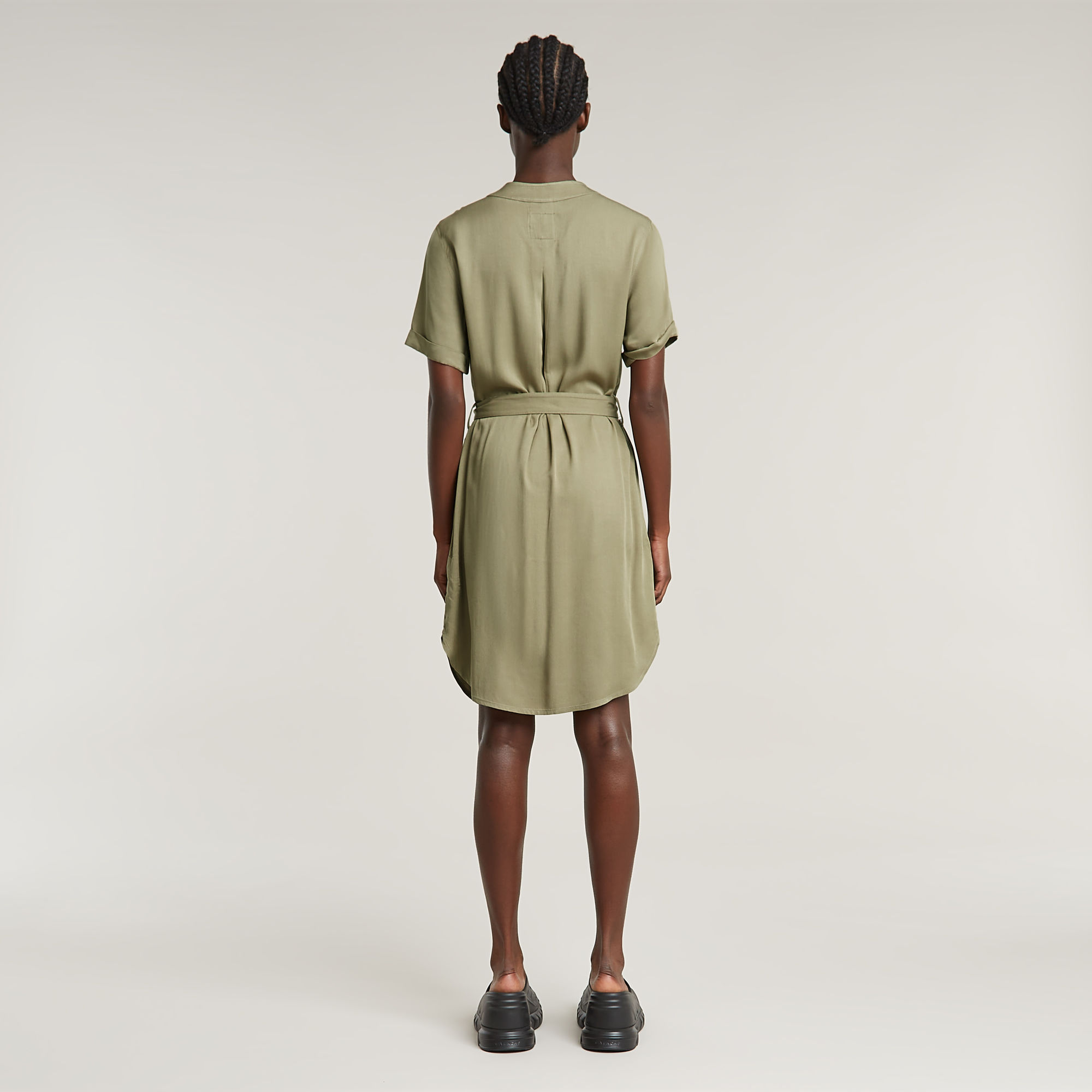 G-Star RAW Jurk Belted Groen Dames