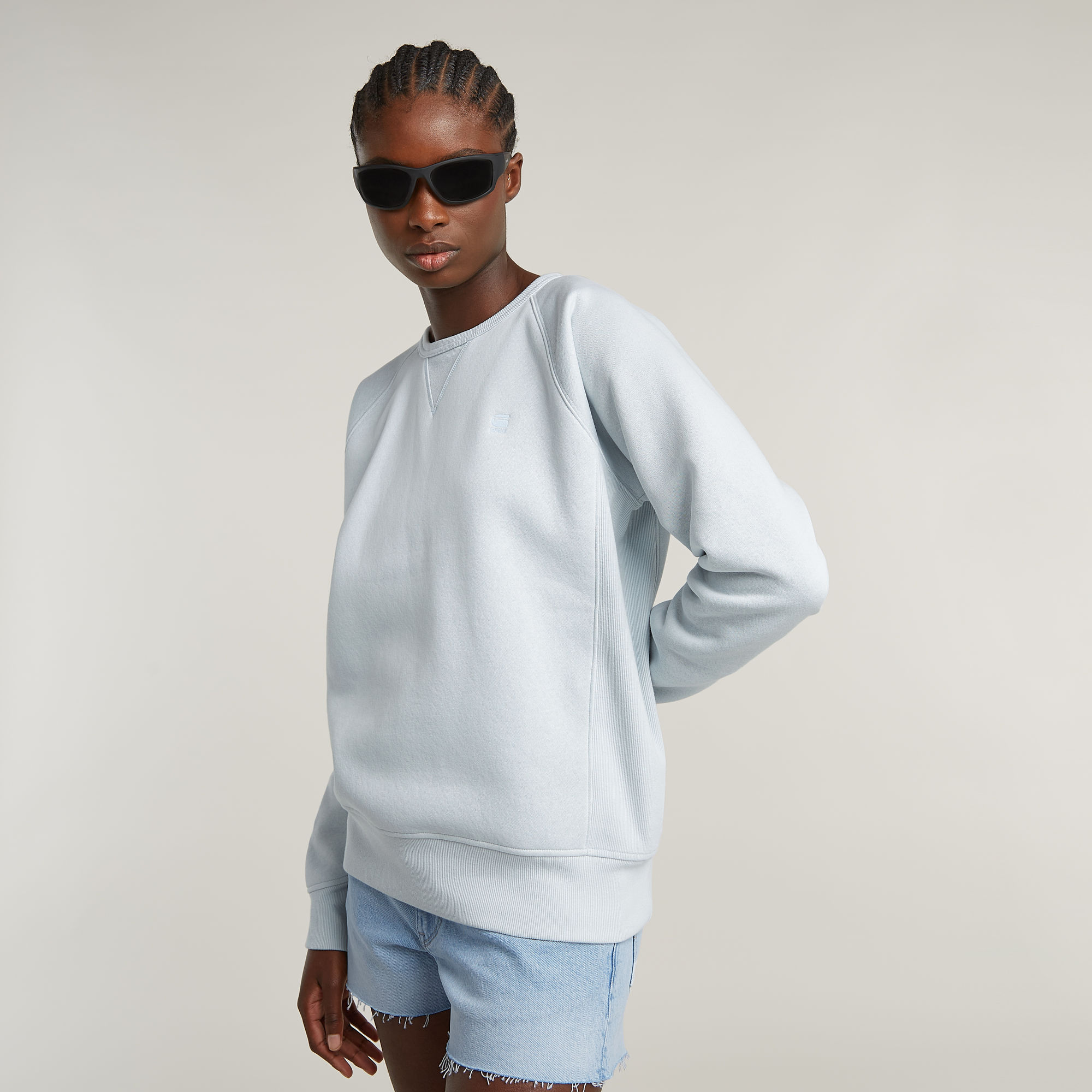 G-Star RAW Premium Core 2.0 Sweater Lichtblauw Dames