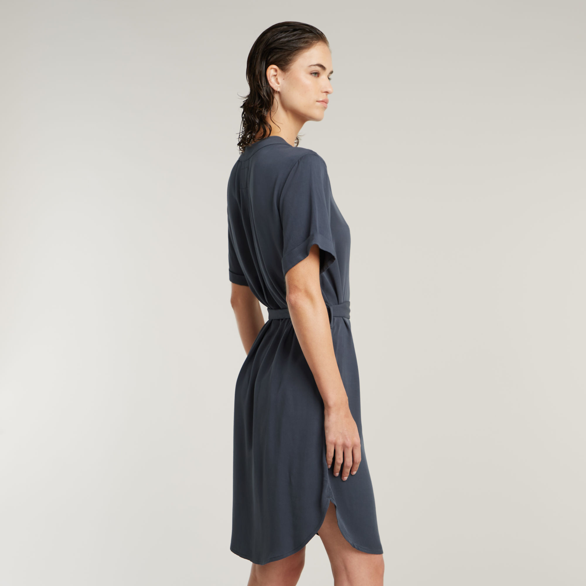 G-Star RAW Jurk Belted Grijs Dames