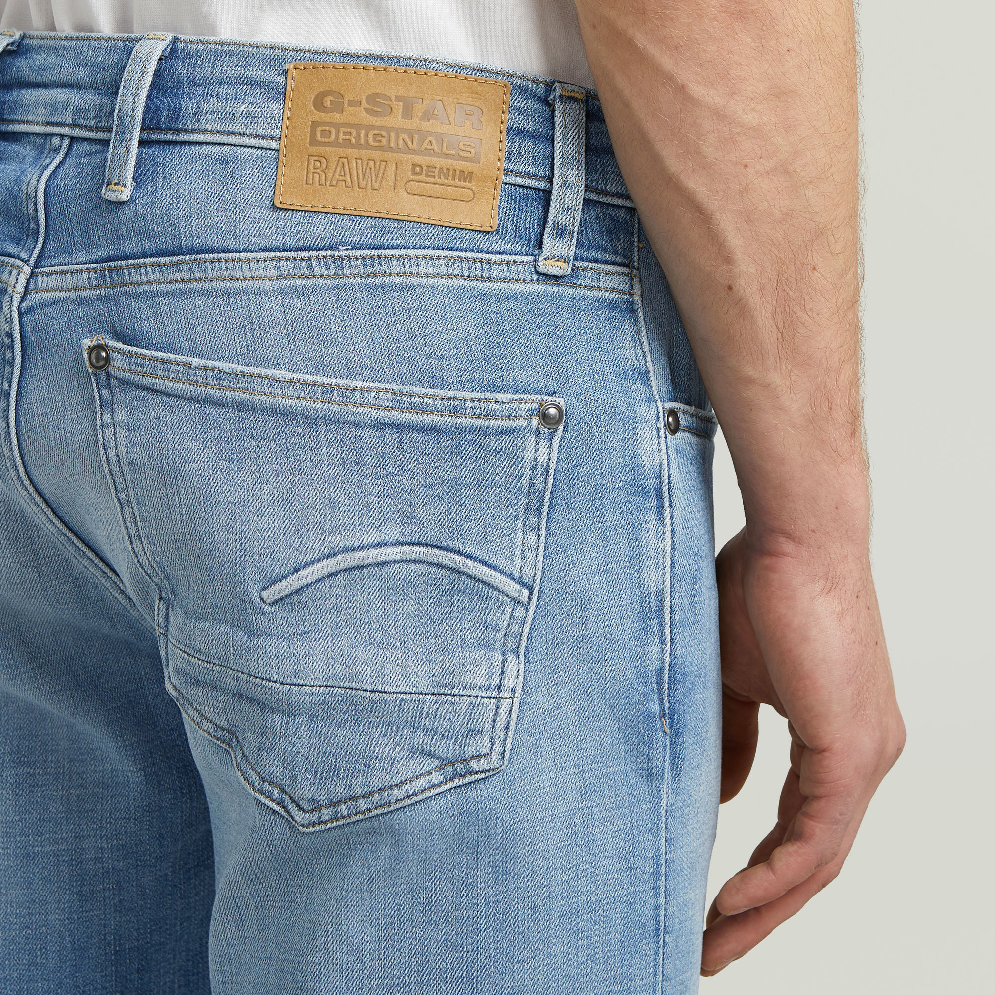 G-Star RAW Revend FWD Skinny Jeans Lichtblauw Heren