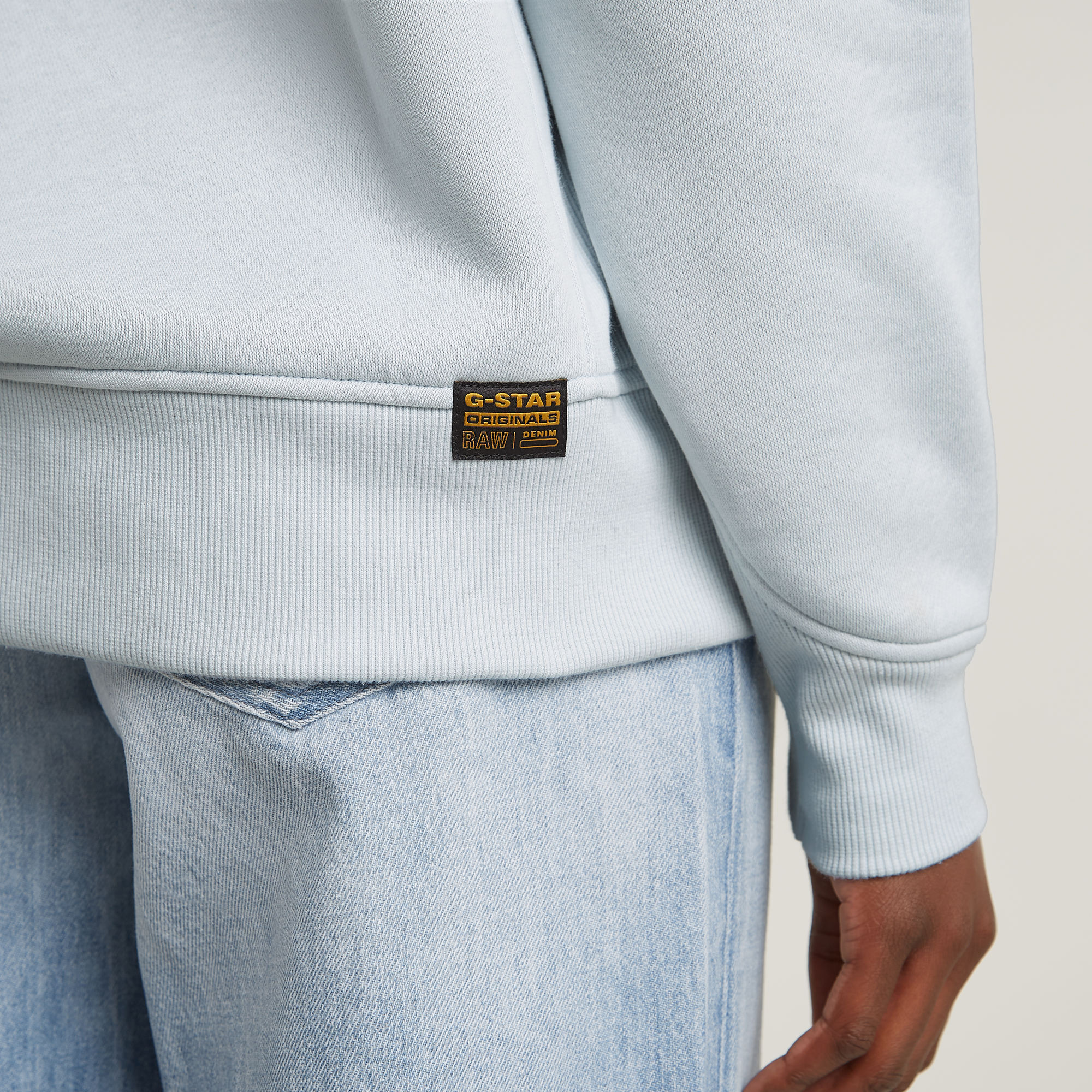 G-Star RAW Premium Core 2.0 Hoodie Lichtblauw Dames