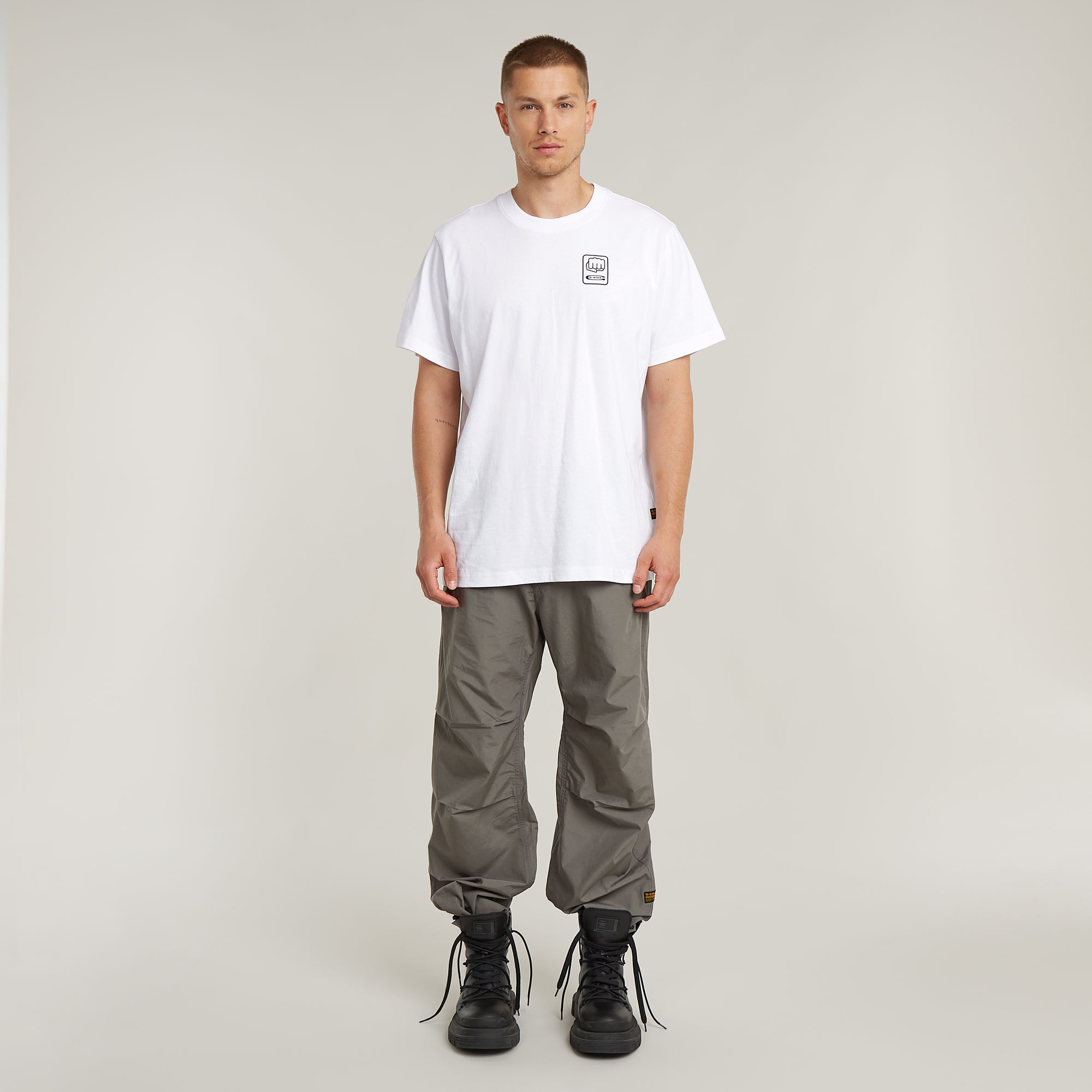 G-Star RAW Back Graphic Loose T-Shirt Wit Heren