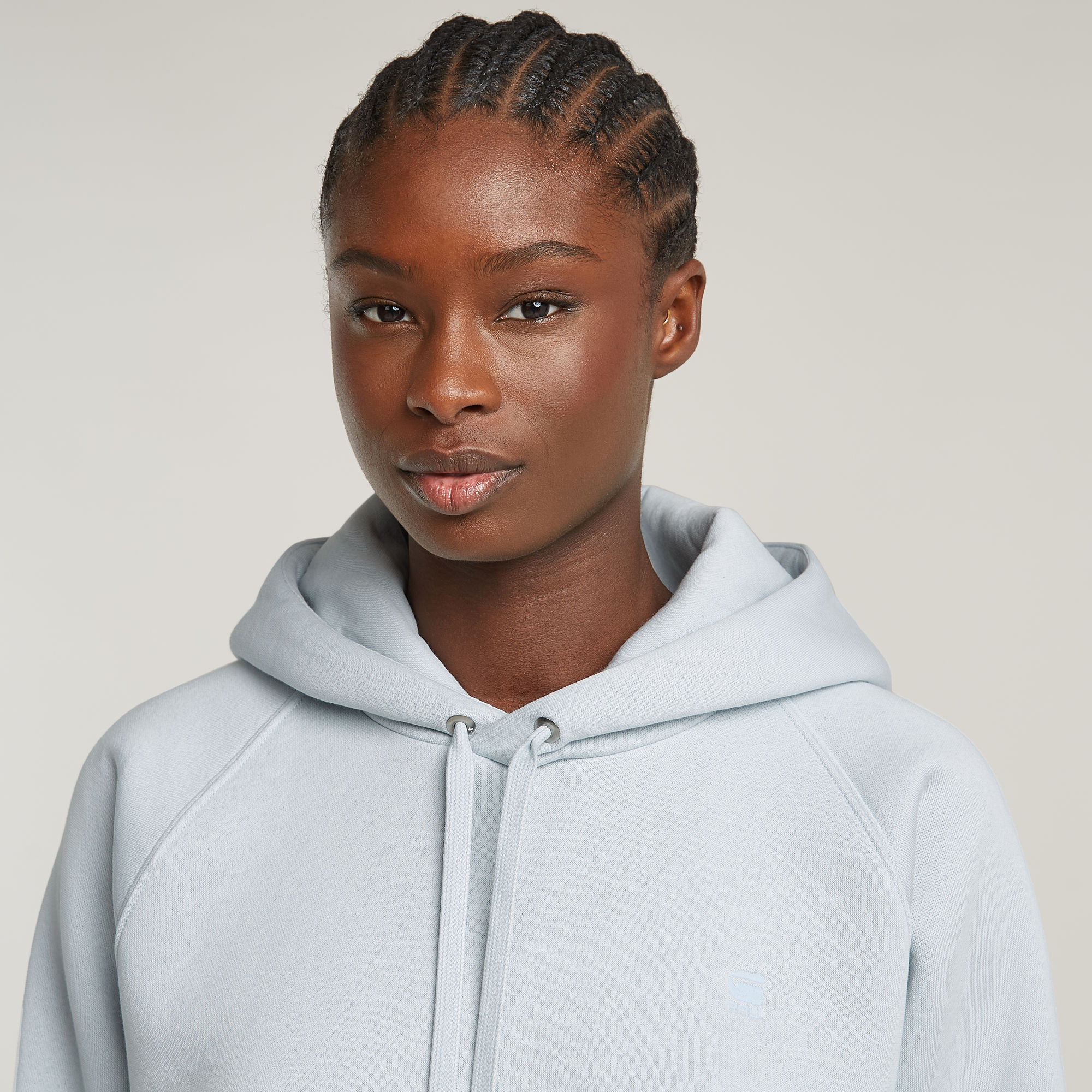 G-Star RAW Premium Core 2.0 Hoodie Lichtblauw Dames