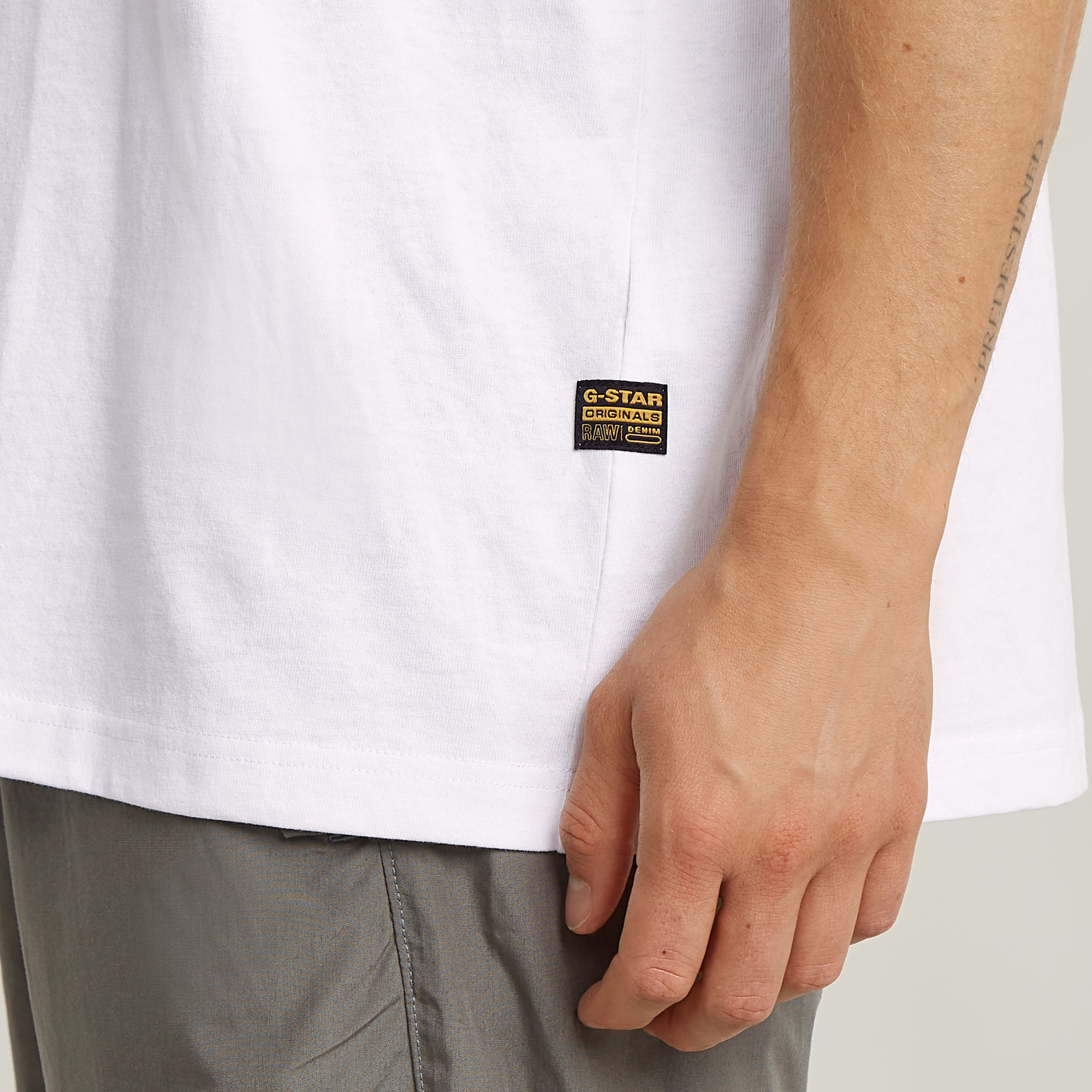 G-Star RAW Back Graphic Loose T-Shirt Wit Heren