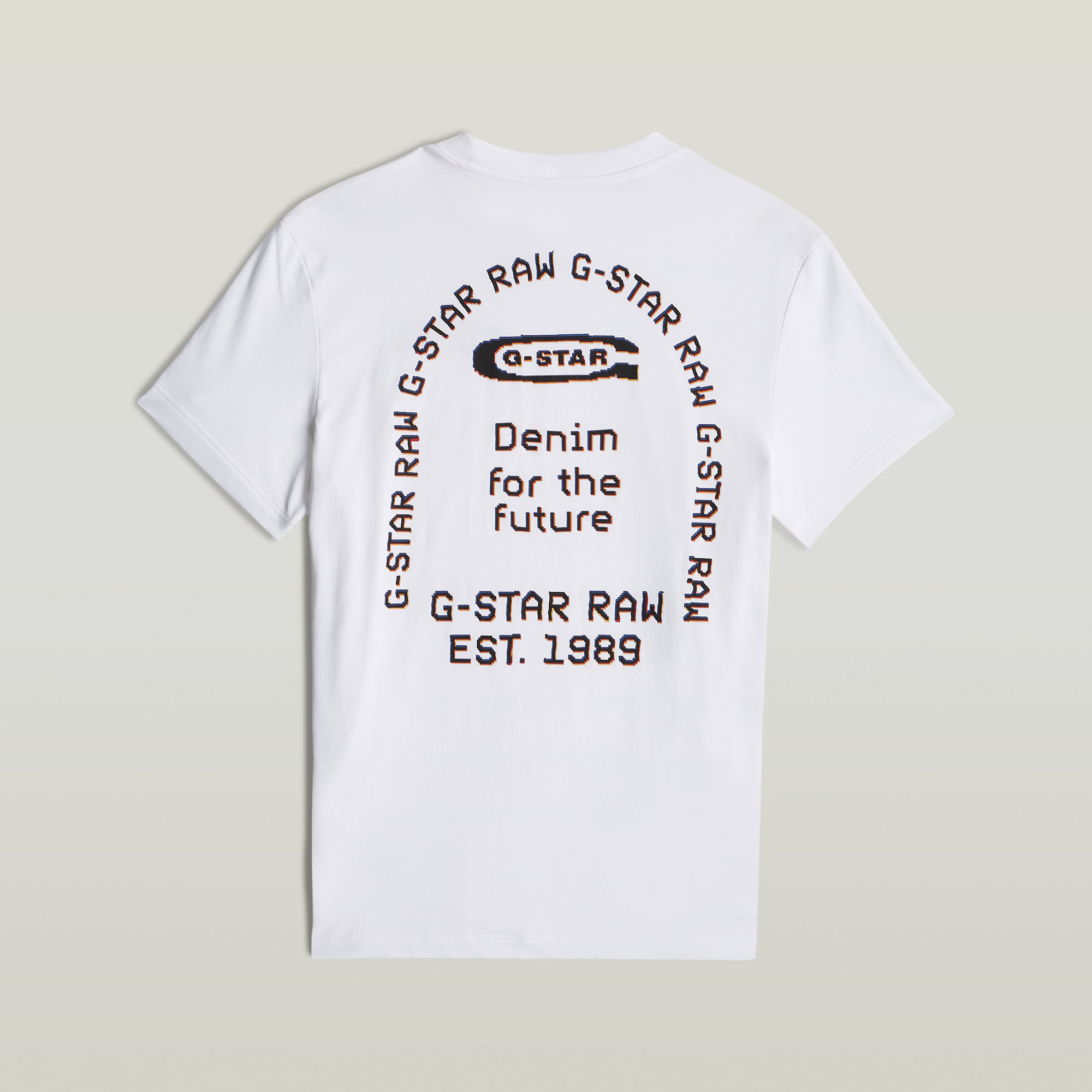 G-Star RAW Back Graphic Arch T-Shirt Wit Heren