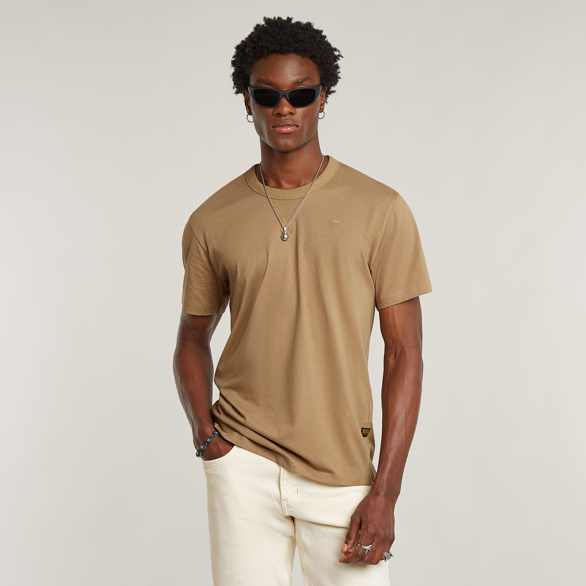 G-Star RAW Nifous T-Shirt Beige Heren