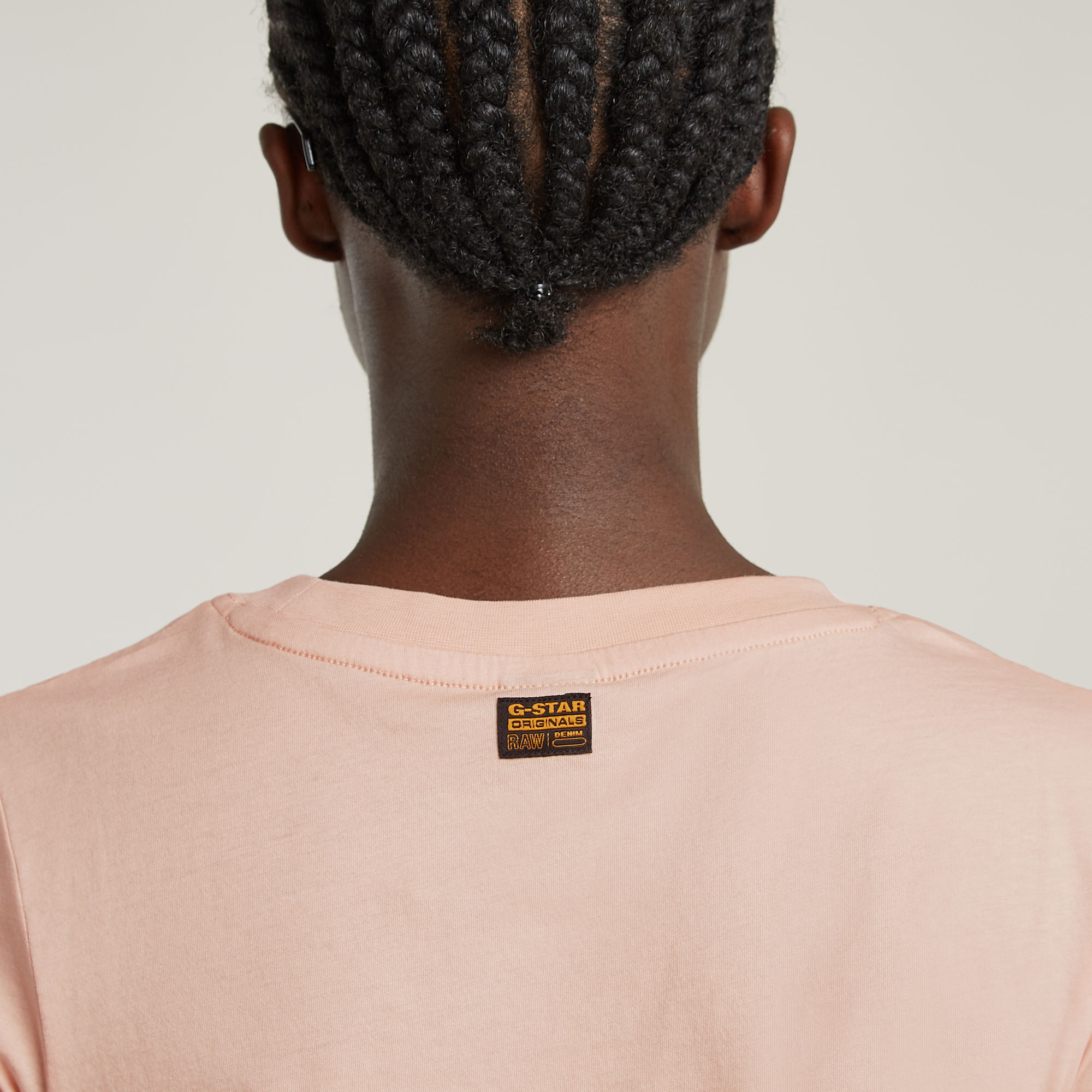 G-Star RAW Adjustable Slim T-shirt Roze Dames