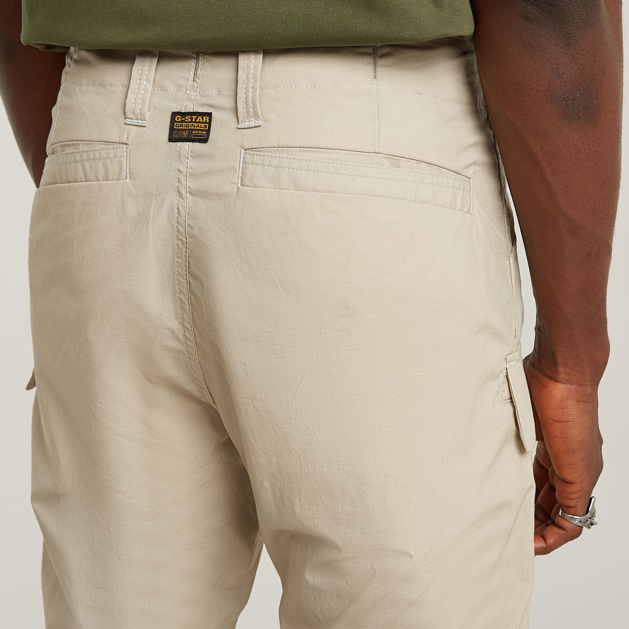 G-Star RAW 3D Regular Tapered 3.0 Cargobroek Beige Heren