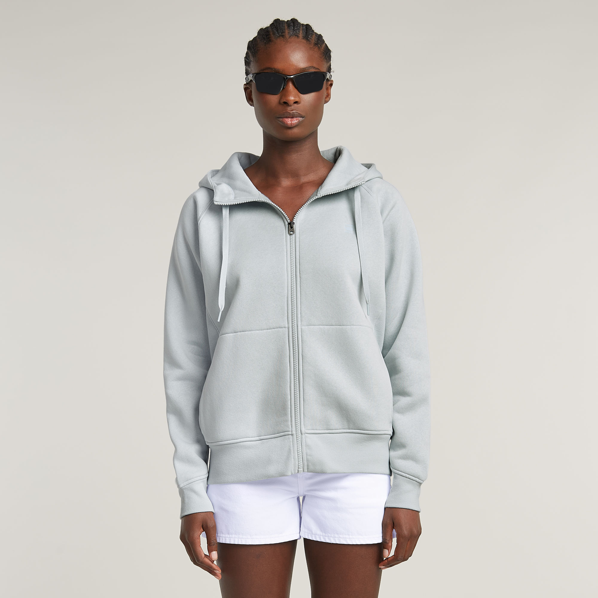 Premium Core 2.1 Hooded Zip Thru Sweatshirt - Hellblau - Damen