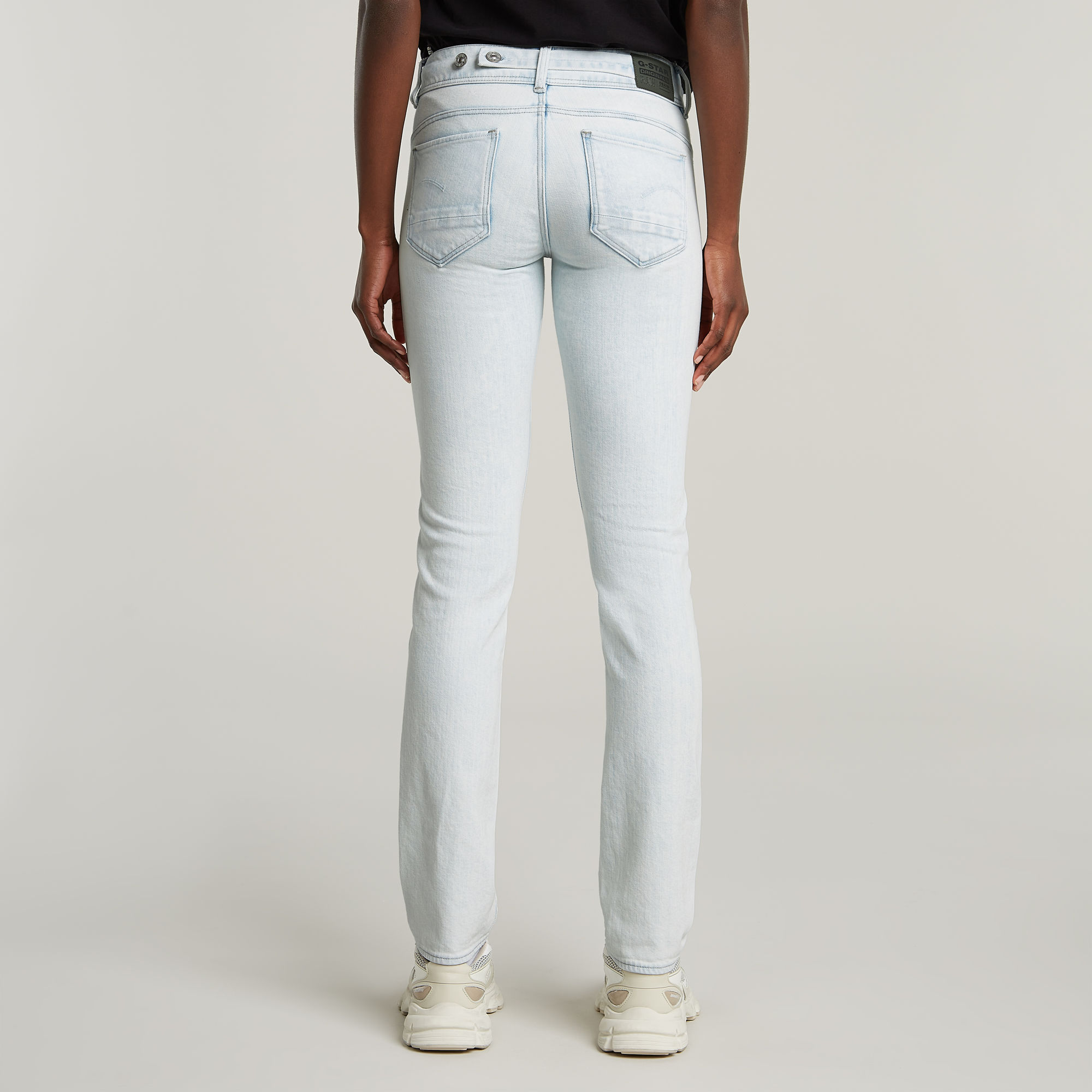 G-Star RAW Midge Slim Straight Jeans Lichtblauw Dames