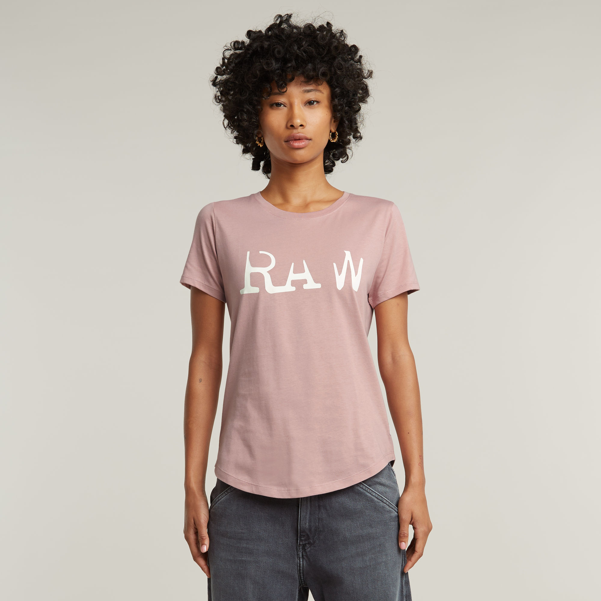 RAW Optic Slim Top - Pink - Damen