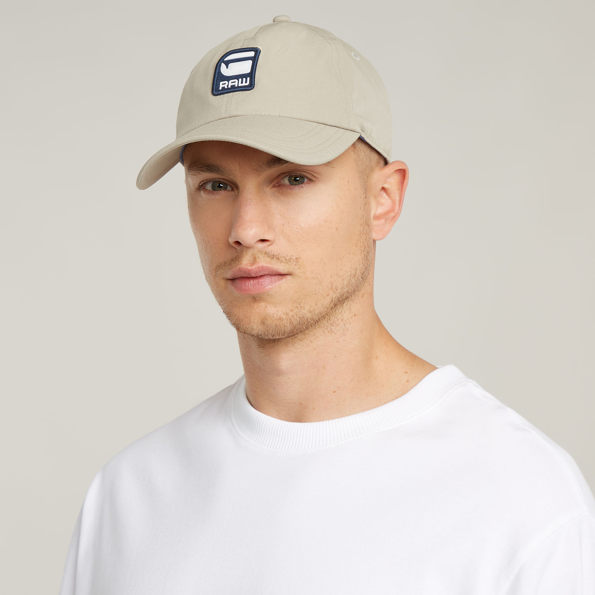 G-Star RAW Avernus Burger Baseball Cap Beige Heren