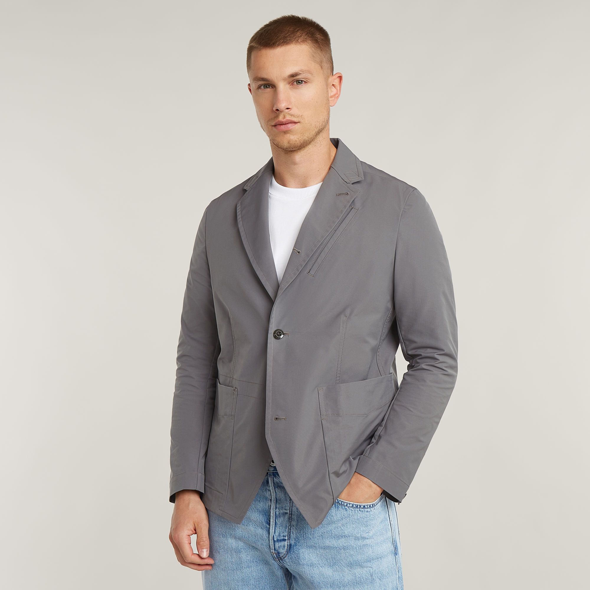 G-Star RAW Tech Blazer Grijs Heren