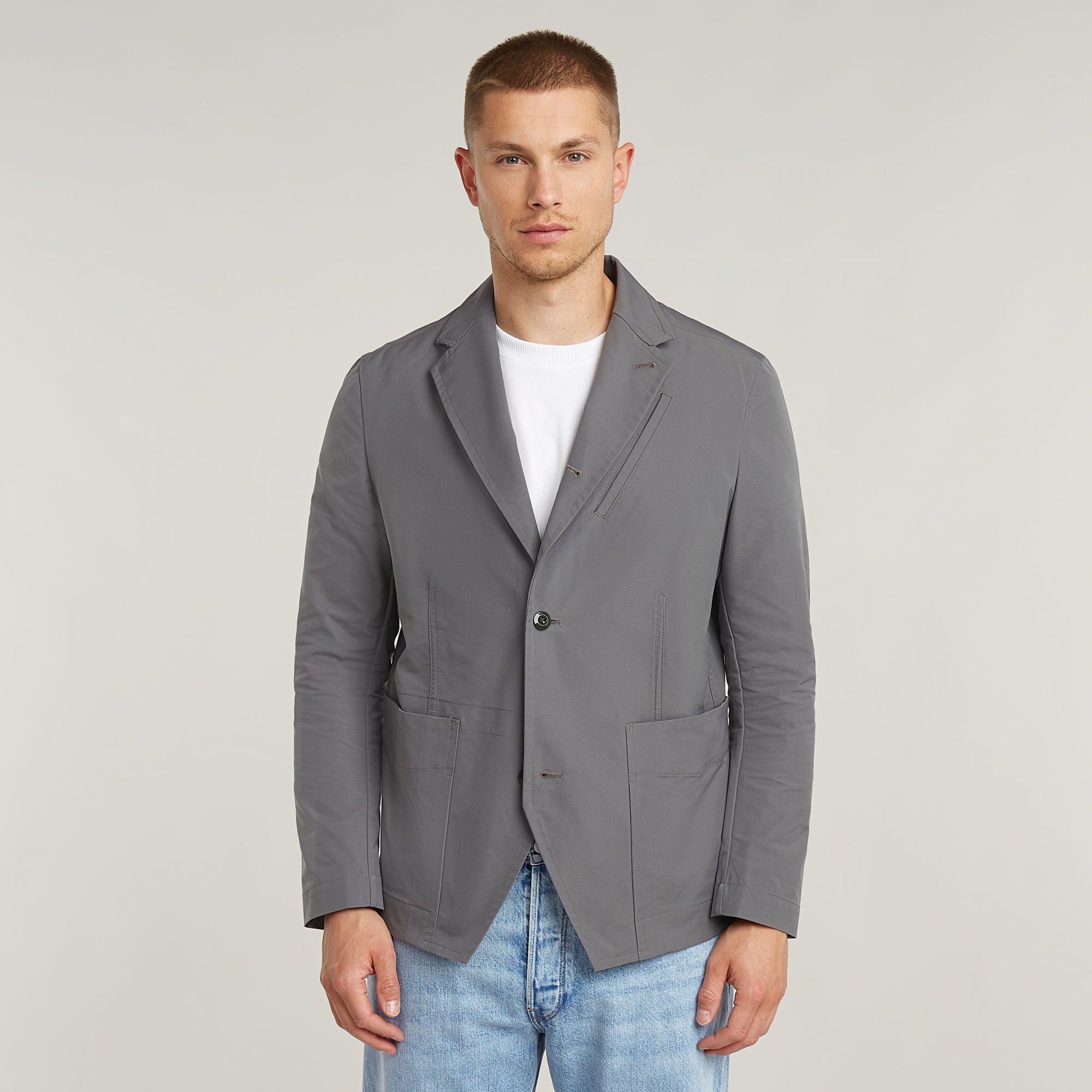 G-Star RAW Tech Blazer Grijs Heren