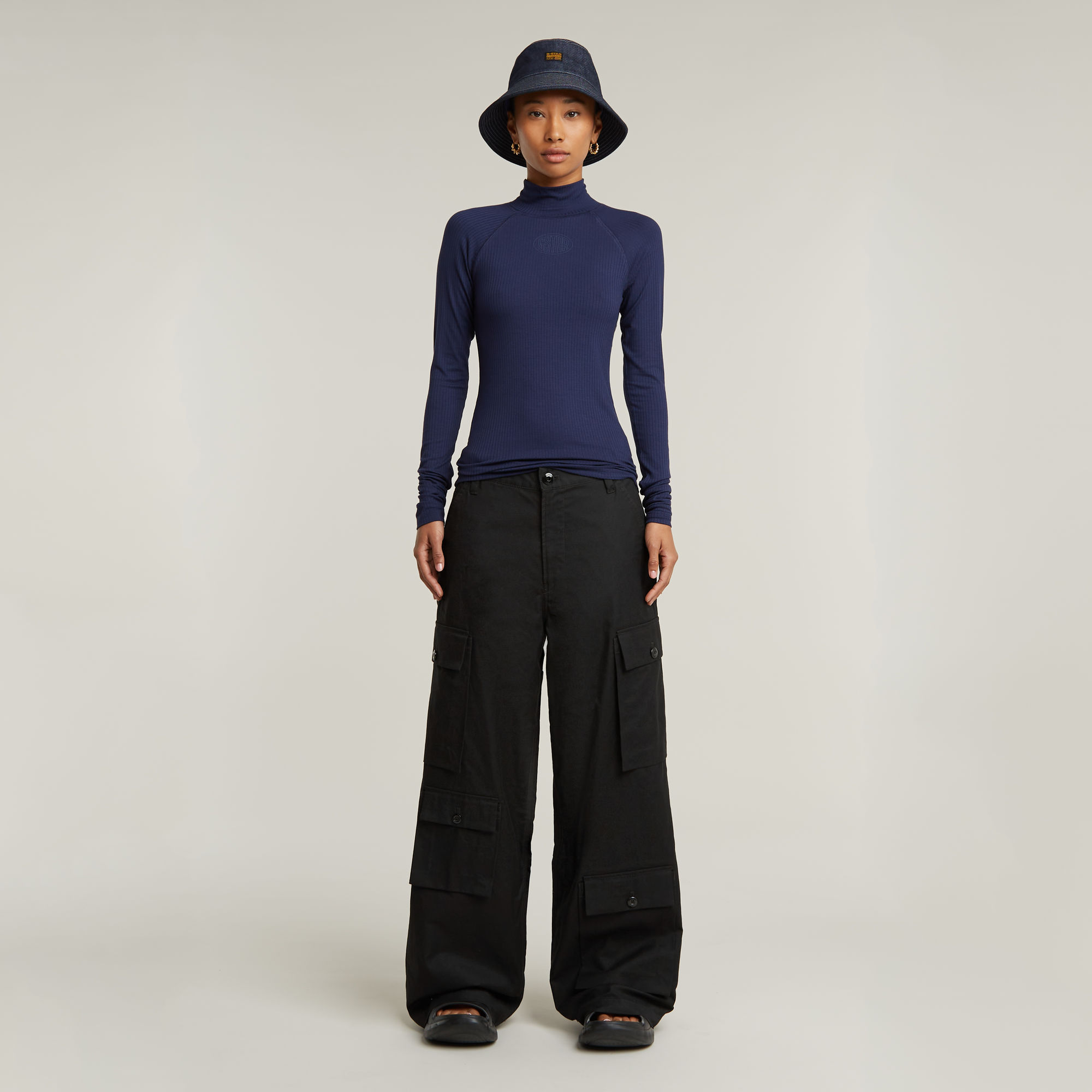 G-Star RAW Mega Cargo Broek Zwart Dames