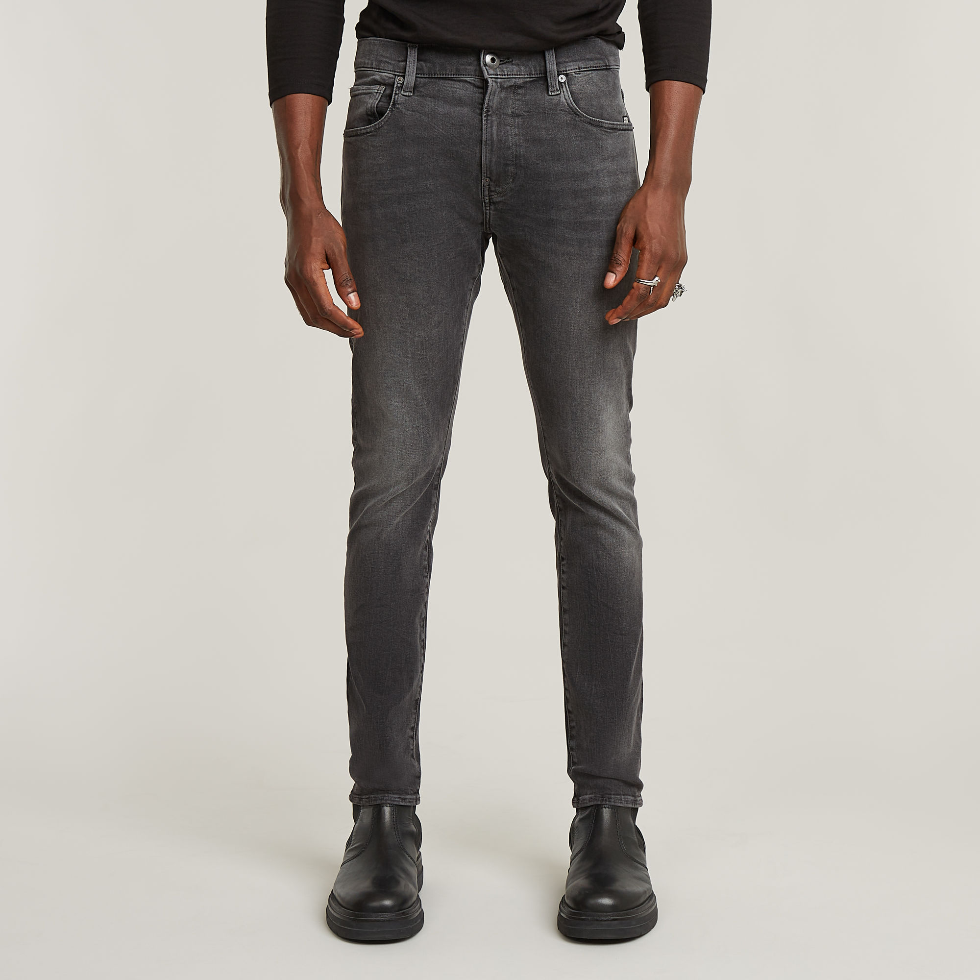 

Revend Skinny Jeans - Black - Men