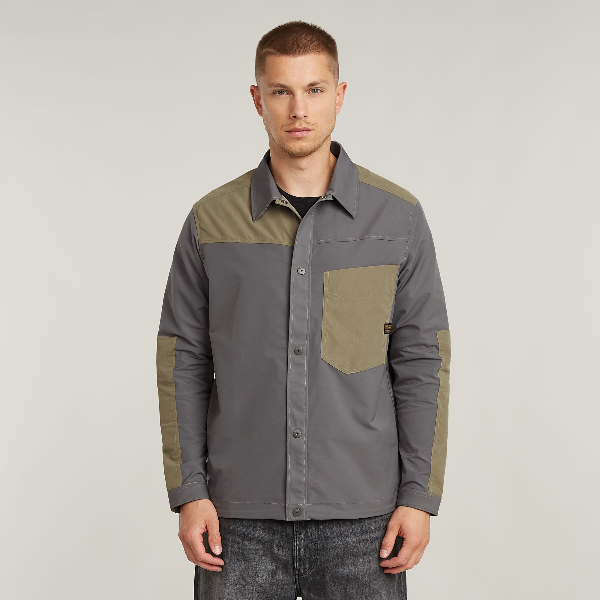 G-Star RAW One Pocket Relaxed PM Shirt - Grijs - Heren