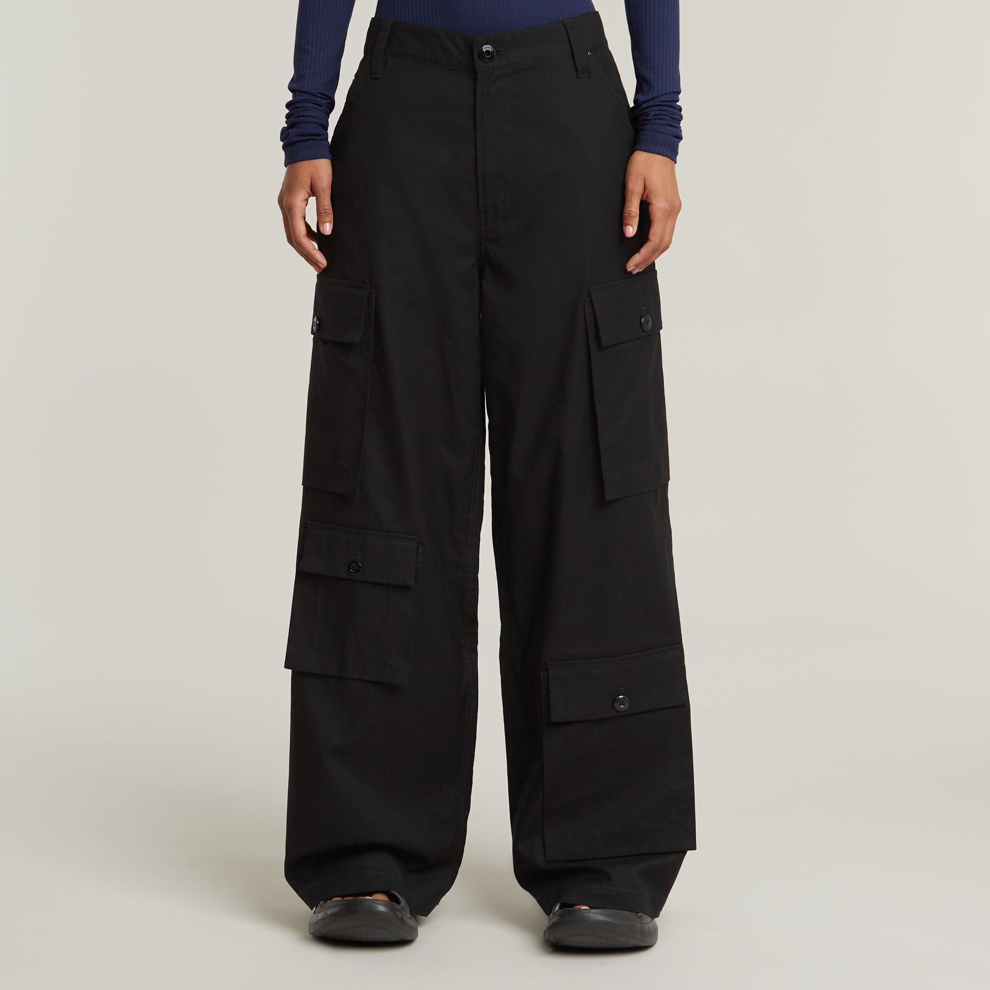 

Mega Cargo Broek - Zwart - Dames