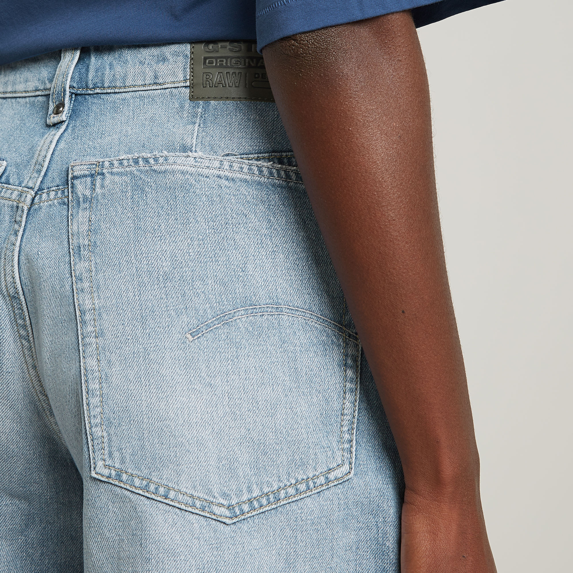 G-Star RAW Skater Loose Short Lichtblauw Dames