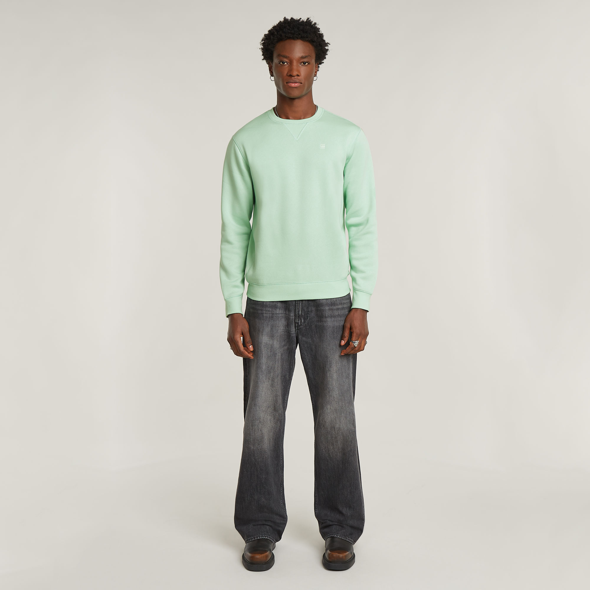 G-Star RAW Premium Core Sweater Groen Heren