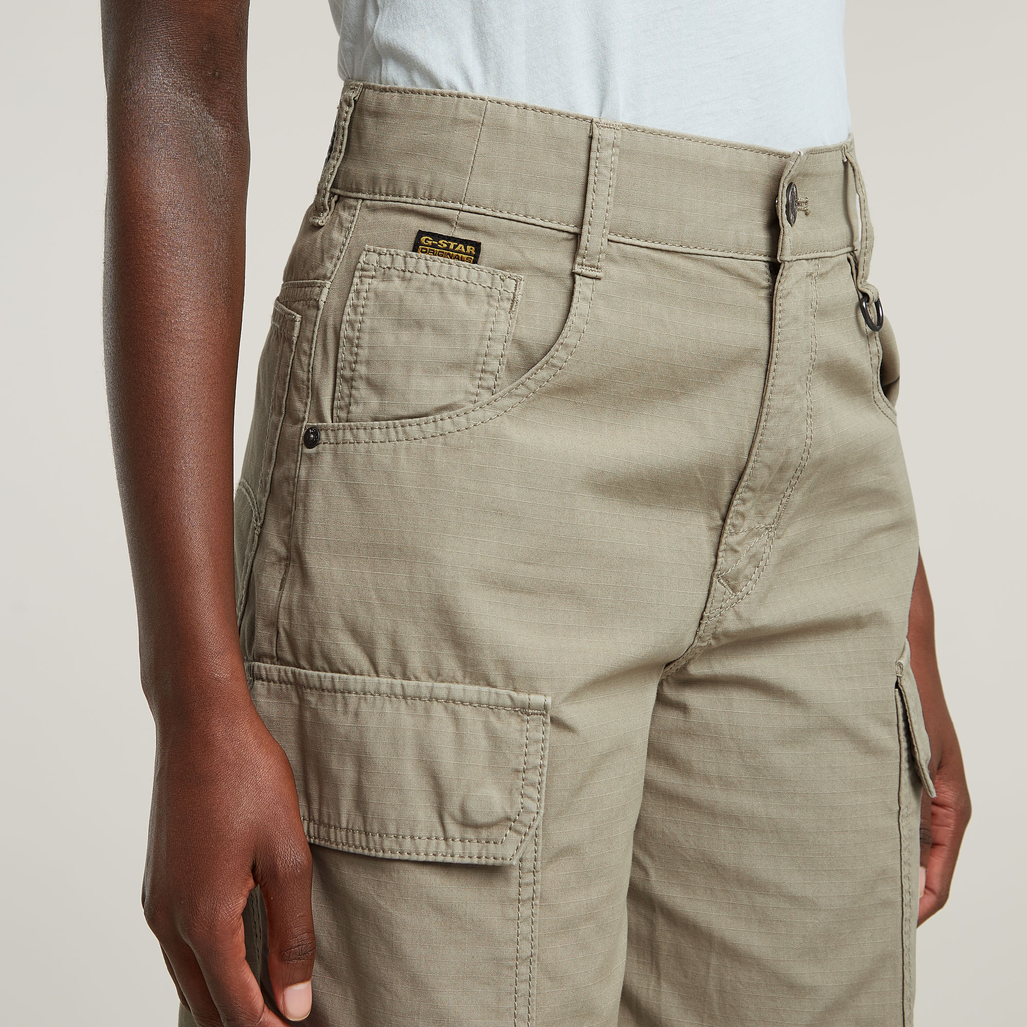 G-Star RAW Skater Cargo Bermuda Short Beige Dames