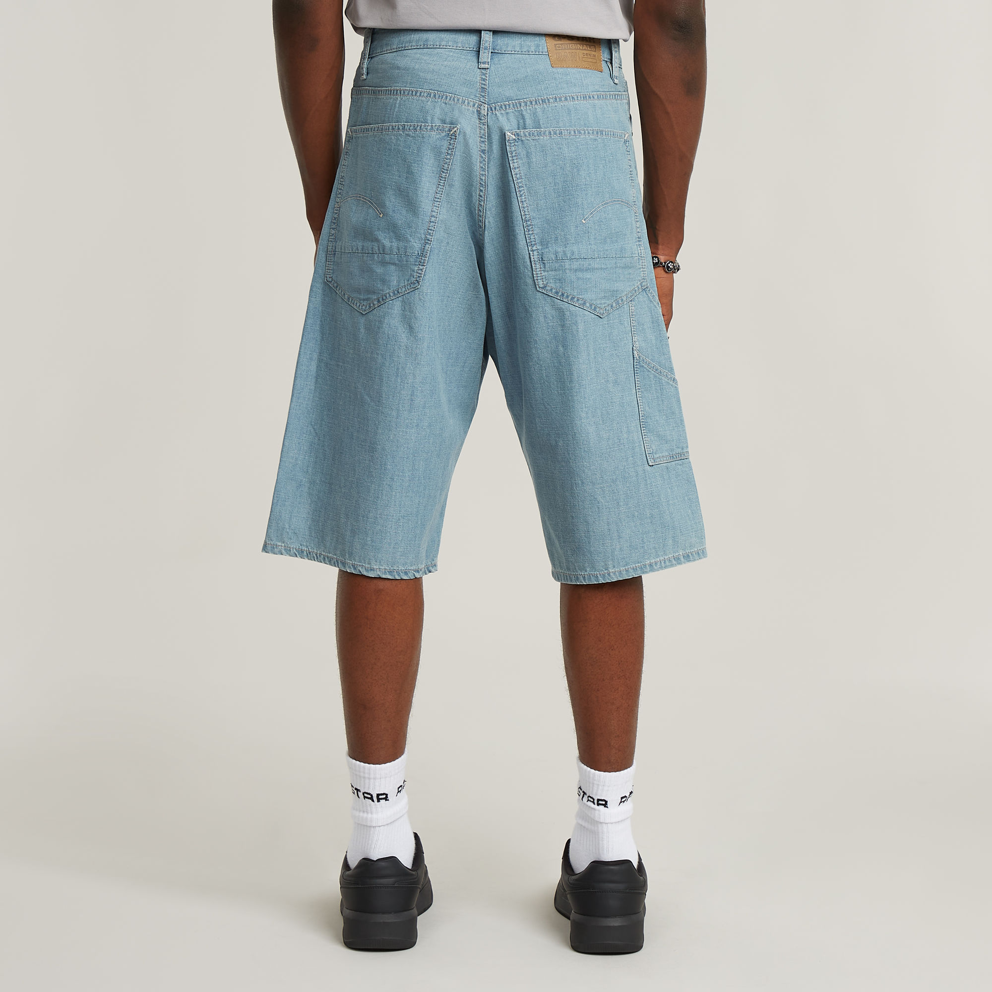 G-Star RAW Bam Logger Short Lichtblauw Heren