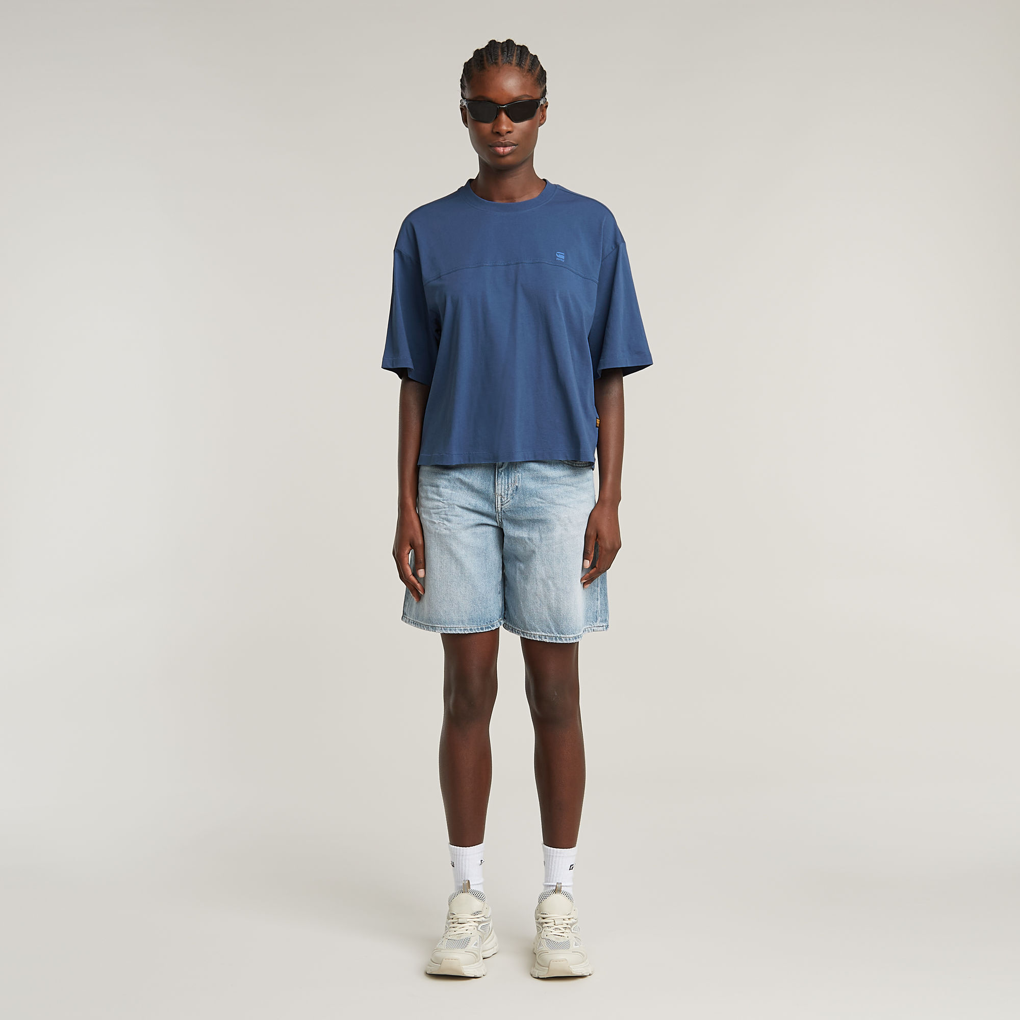 G-Star RAW Skater Loose Short Lichtblauw Dames