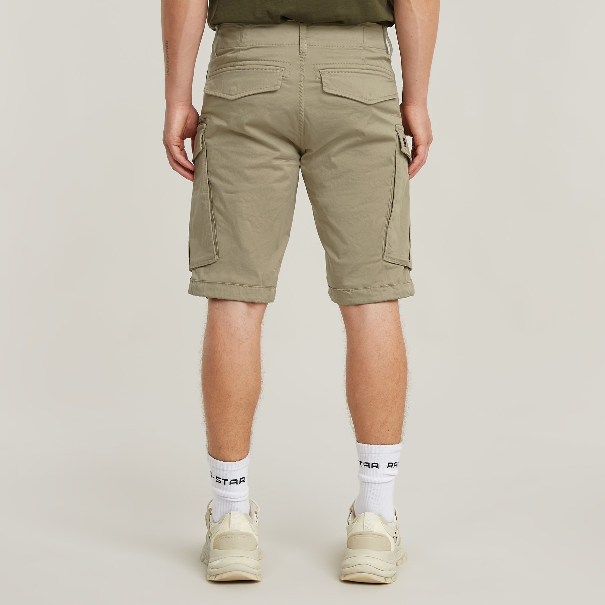 G-Star RAW Rovic Zip Regular Short Beige Heren