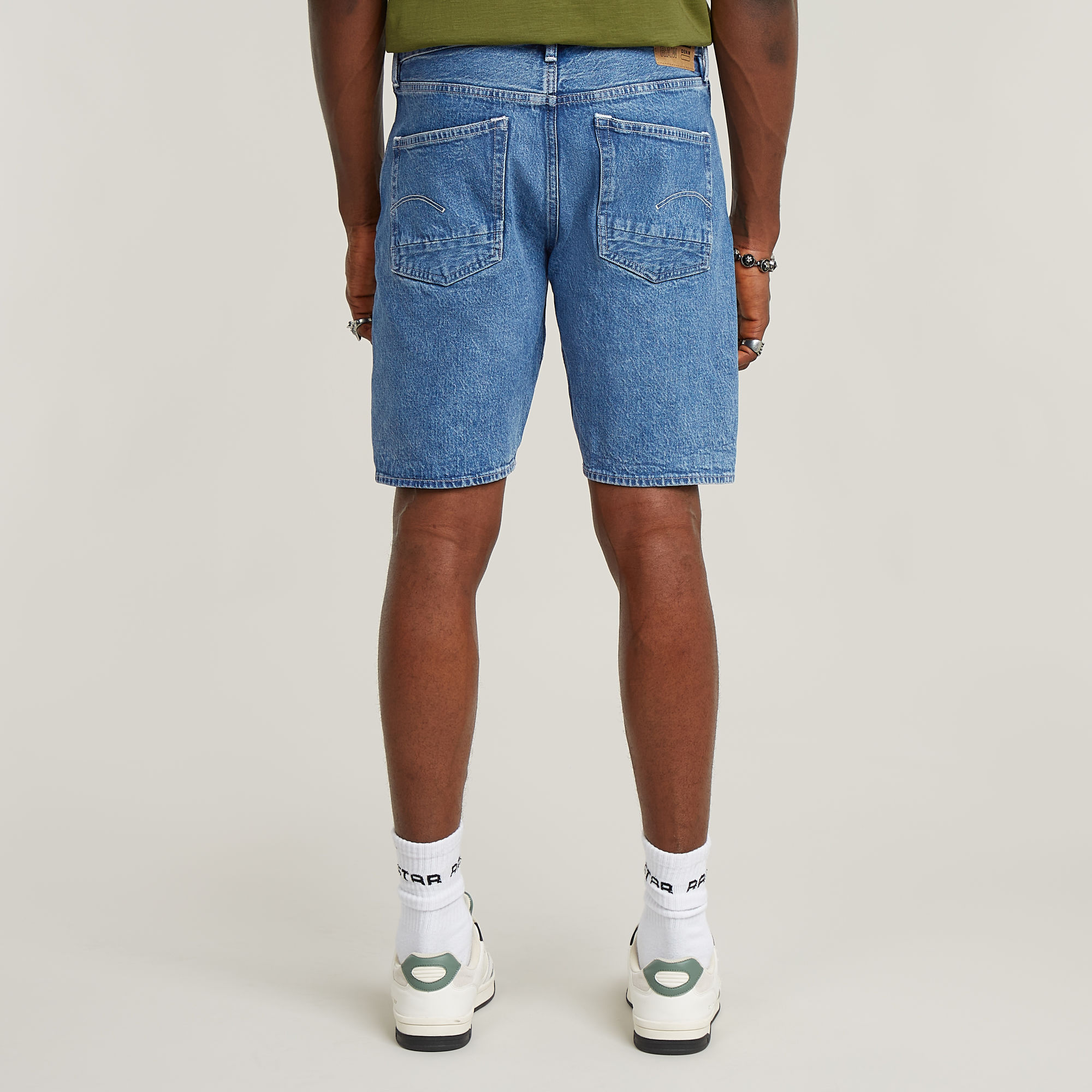 G-Star RAW Dakota Clean Edge Short Midden blauw Heren
