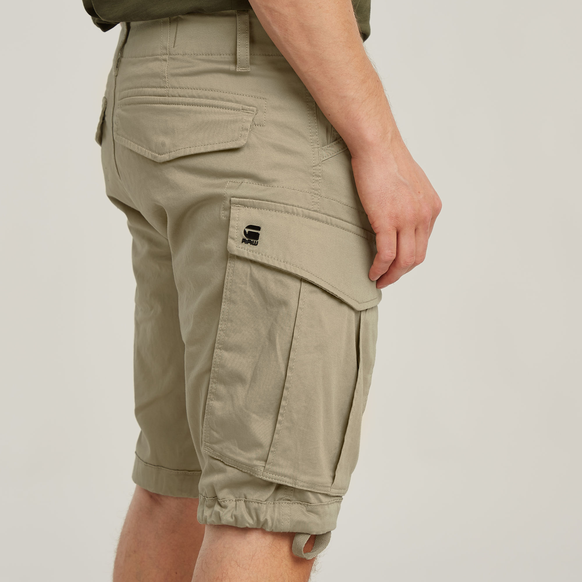 G-Star RAW Rovic Zip Regular Short Beige Heren