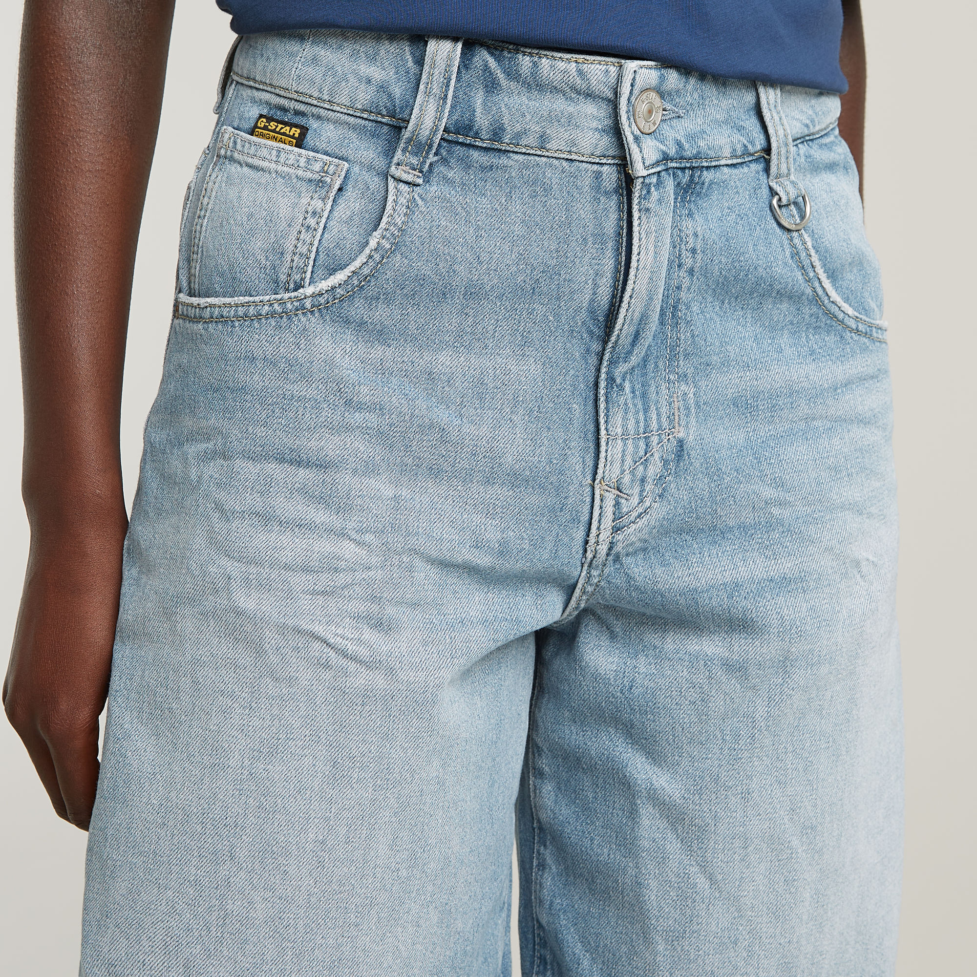 G-Star RAW Skater Loose Short Lichtblauw Dames
