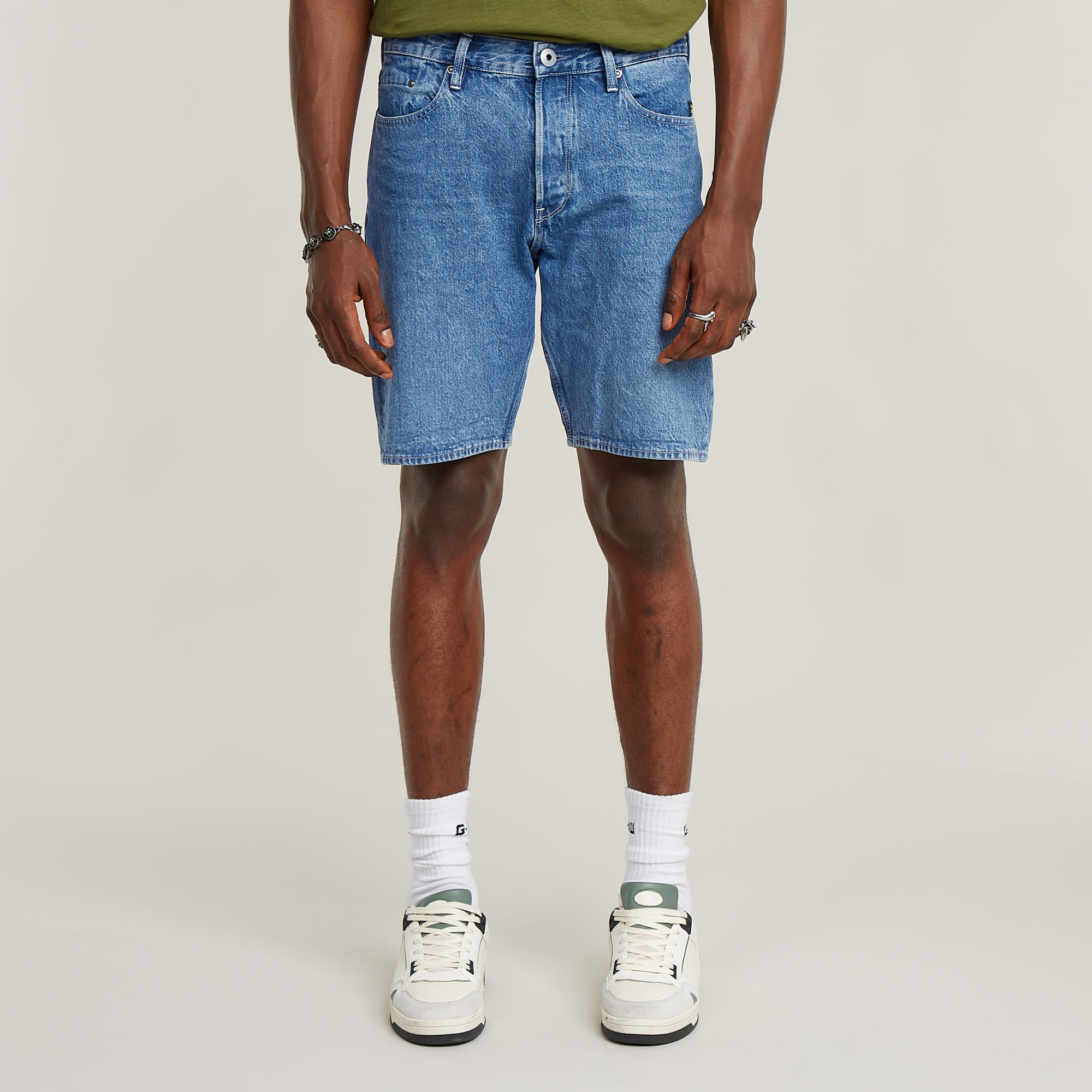 G-Star RAW Dakota Clean Edge Short - Midden blauw - Heren