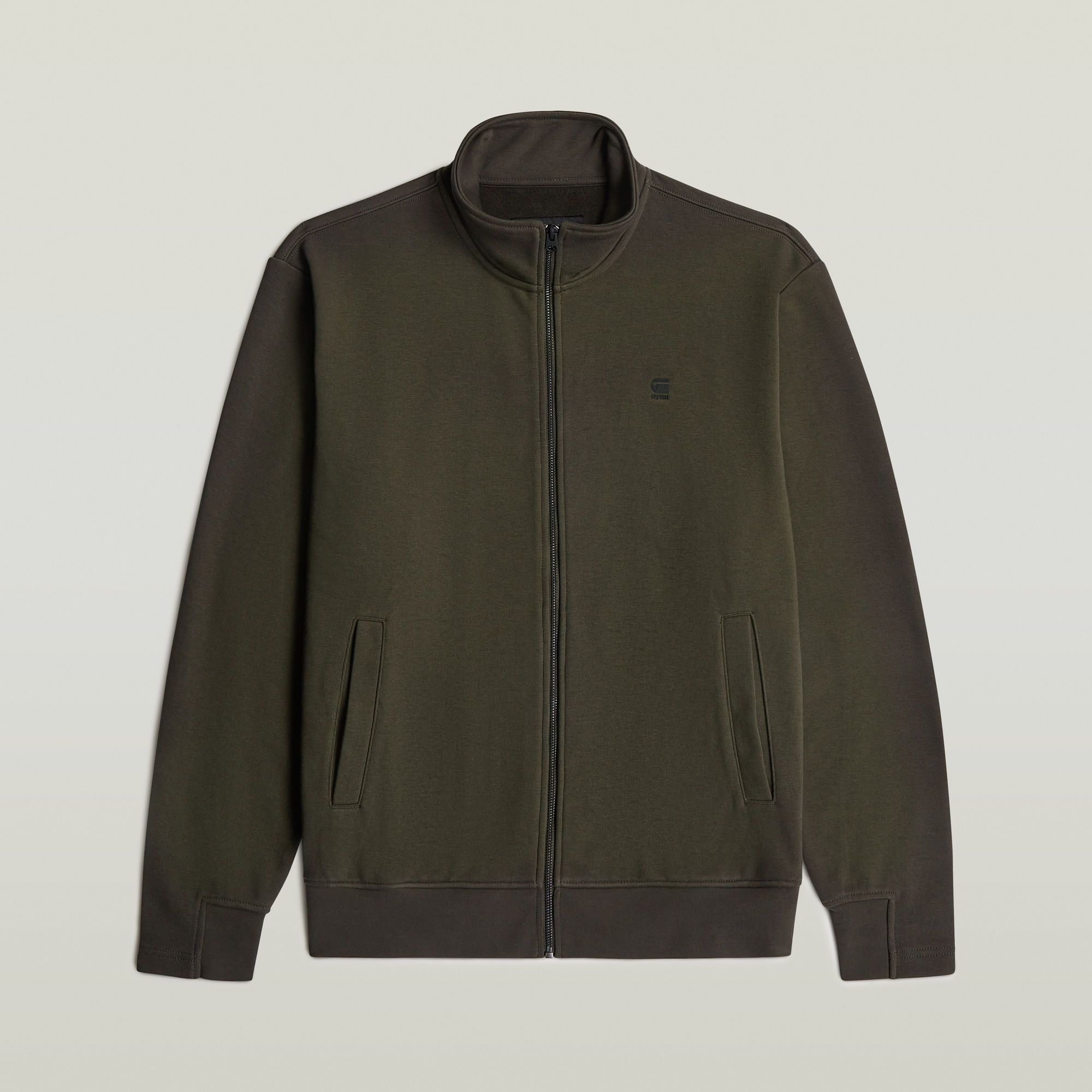 G-Star RAW Nifous Sweater Met Rits Grijs Heren