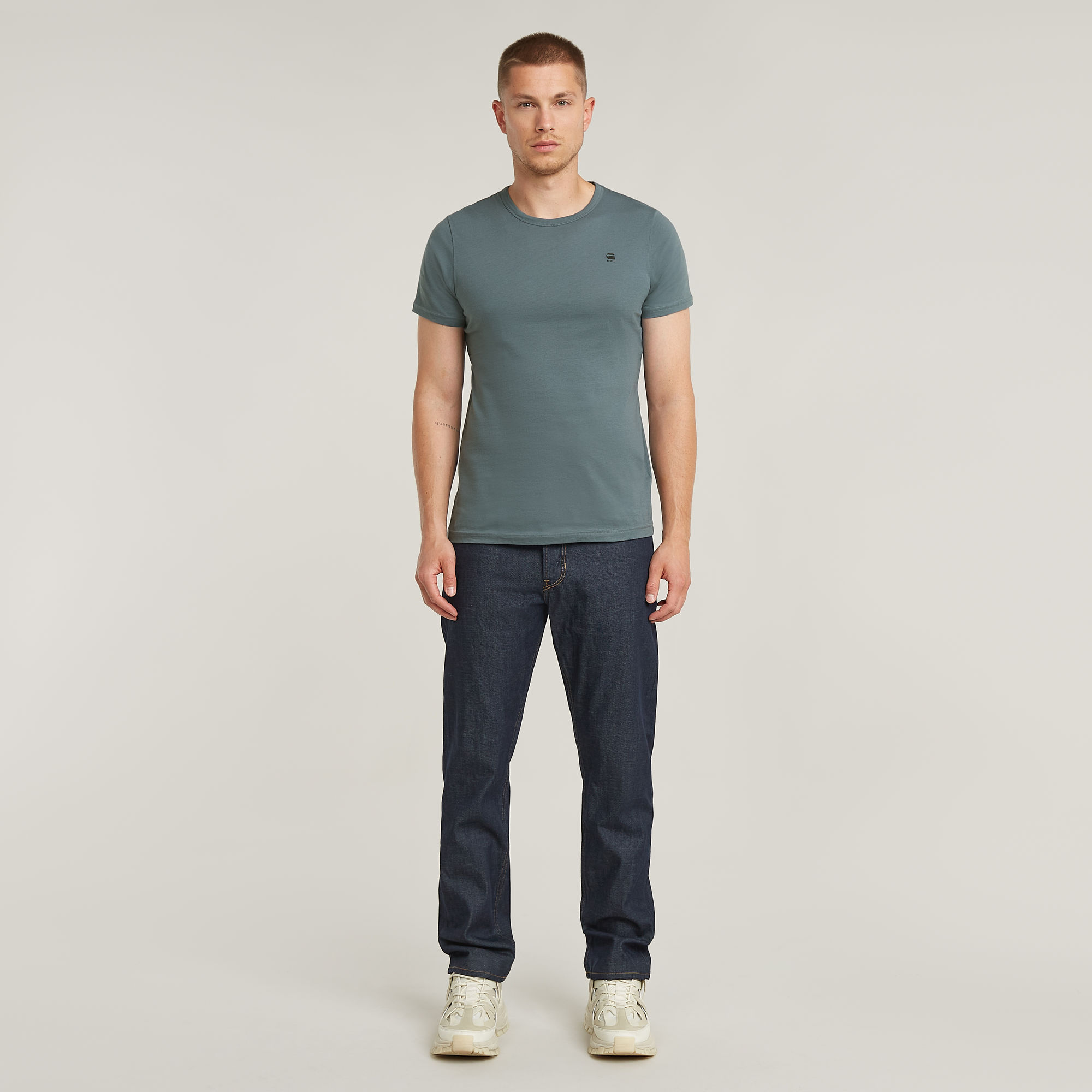 G-Star RAW Triple A Regular Straight Jeans Donkerblauw Heren