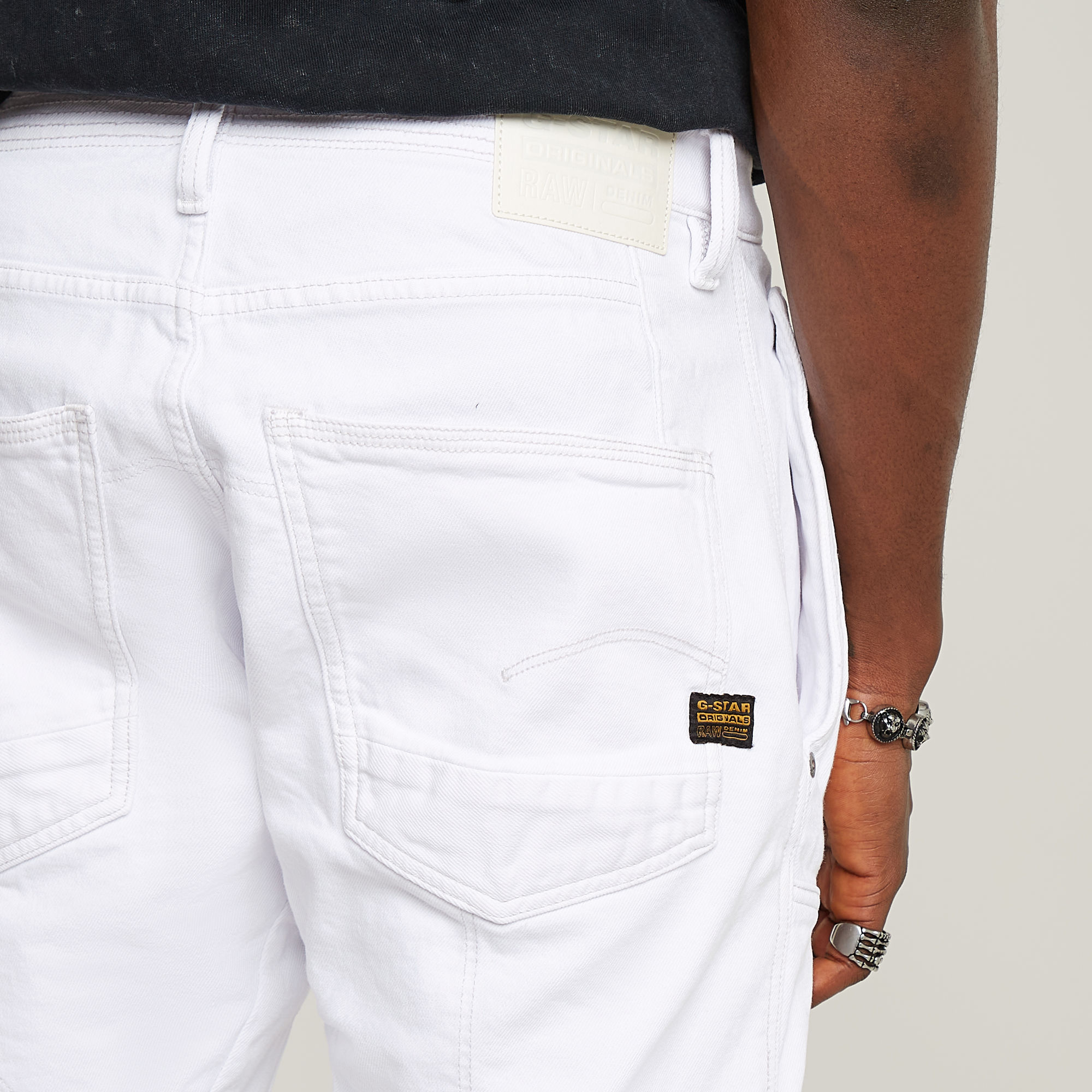G-Star RAW Diver 3D Slim Jeans Wit Heren