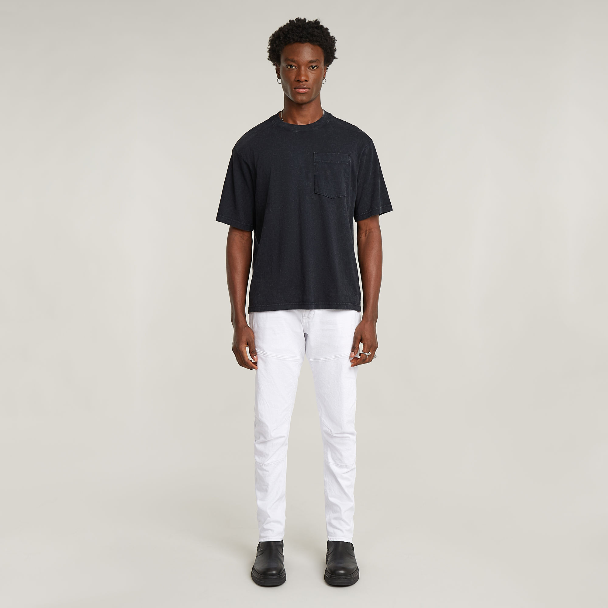 Thumbnail - Diver Slim Jeans - Weiß - Herren