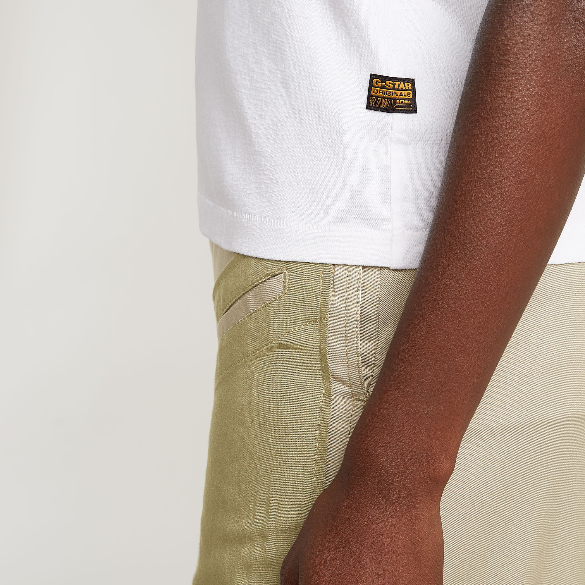 G-Star RAW Embro Logo T-shirt Wit Dames