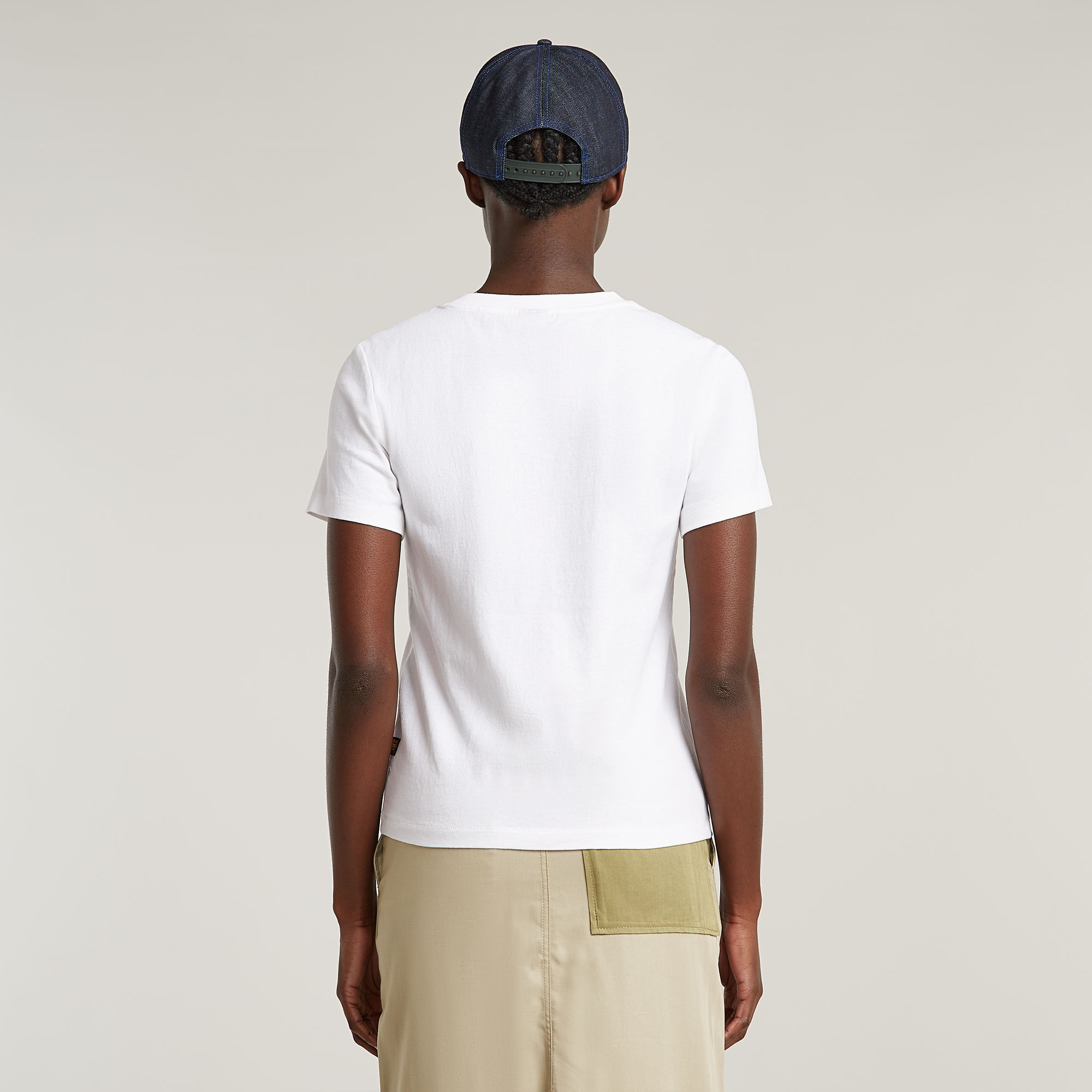 G-Star RAW Embro Logo T-shirt Wit Dames