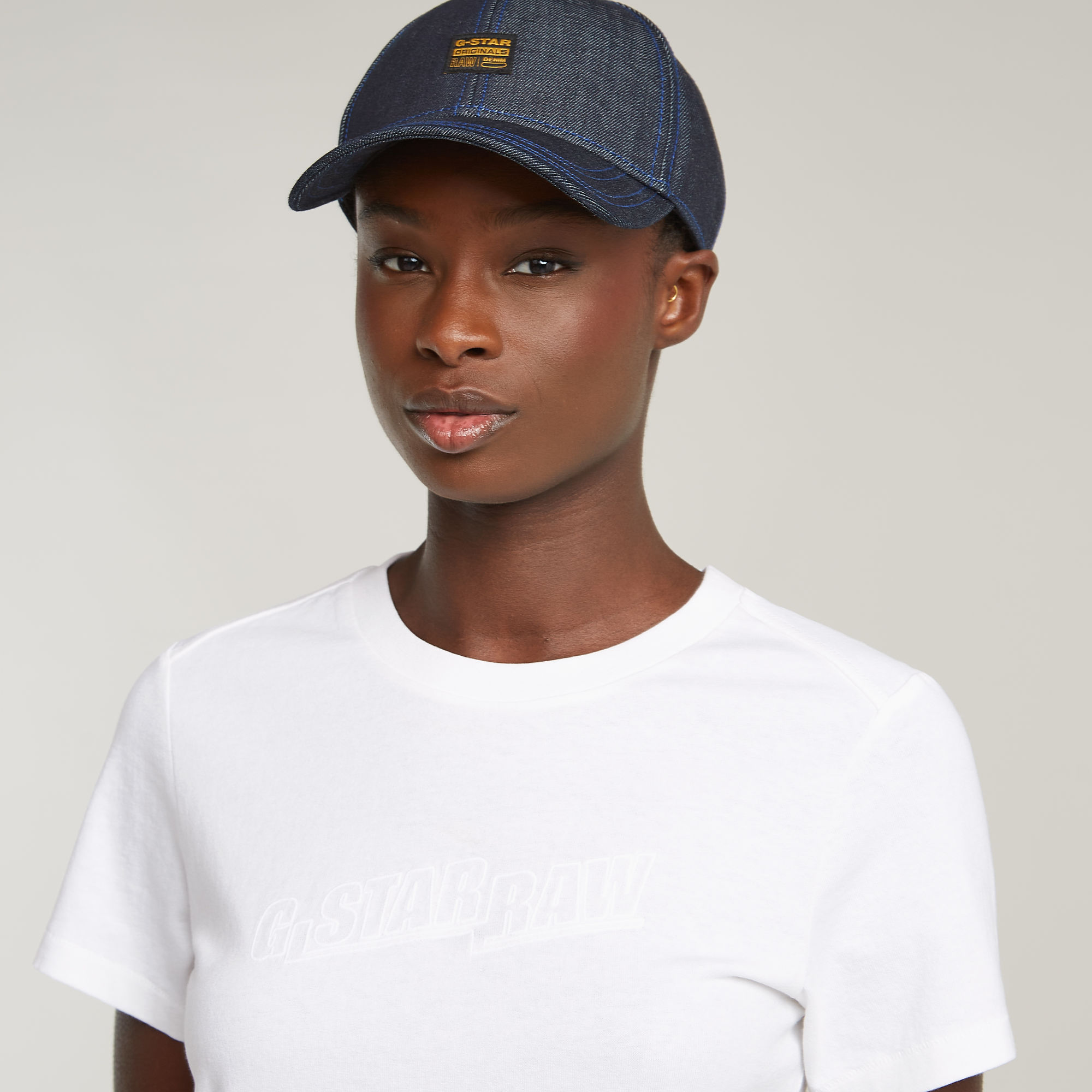 G-Star RAW Embro Logo T-shirt Wit Dames