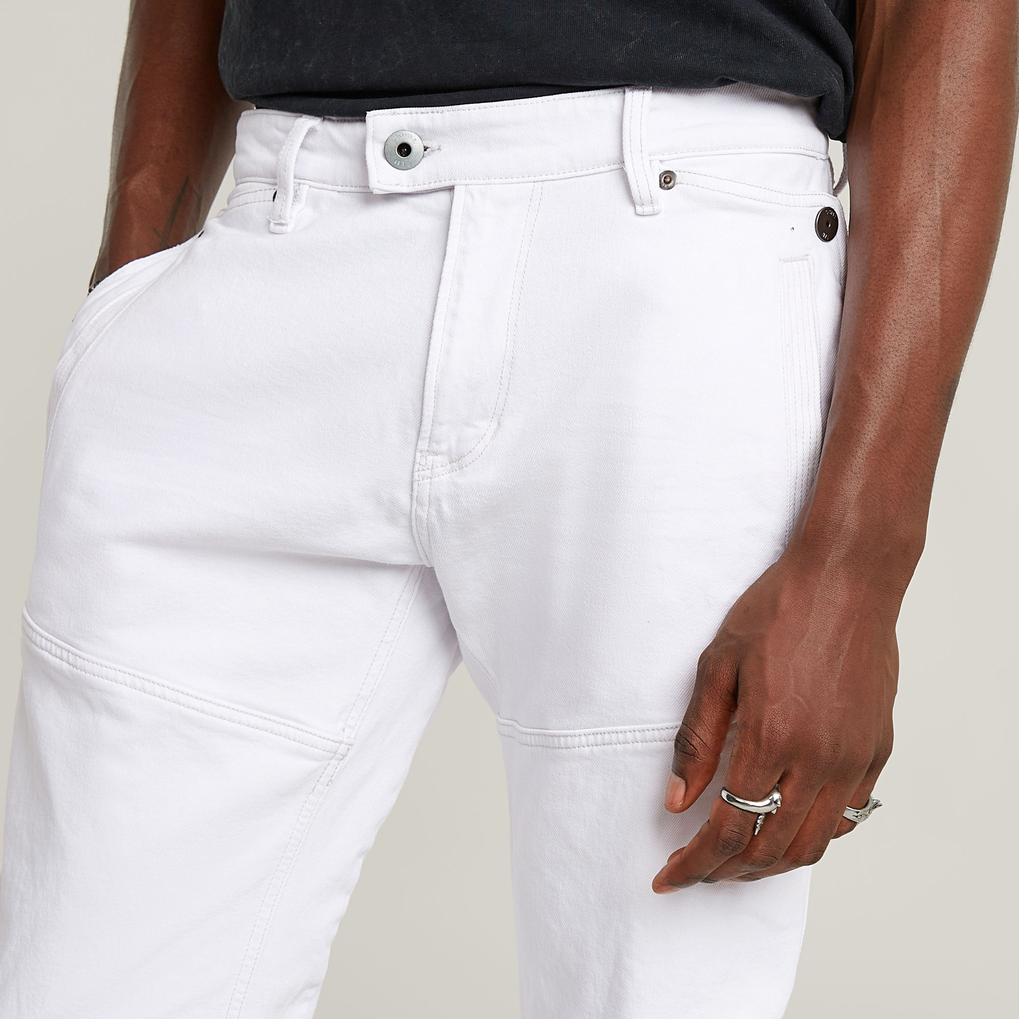 G-Star RAW Diver 3D Slim Jeans Wit Heren