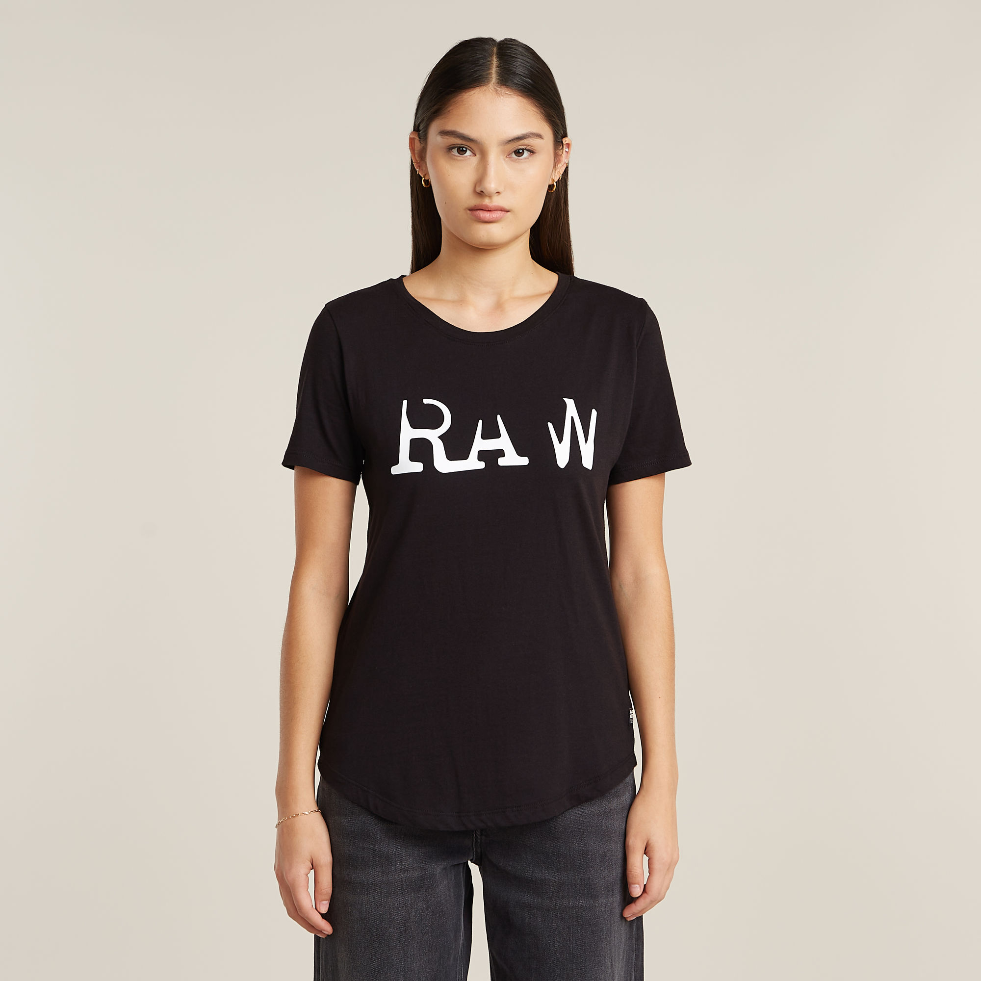 

Raw Optic Slim T-Shirt - Black - Women