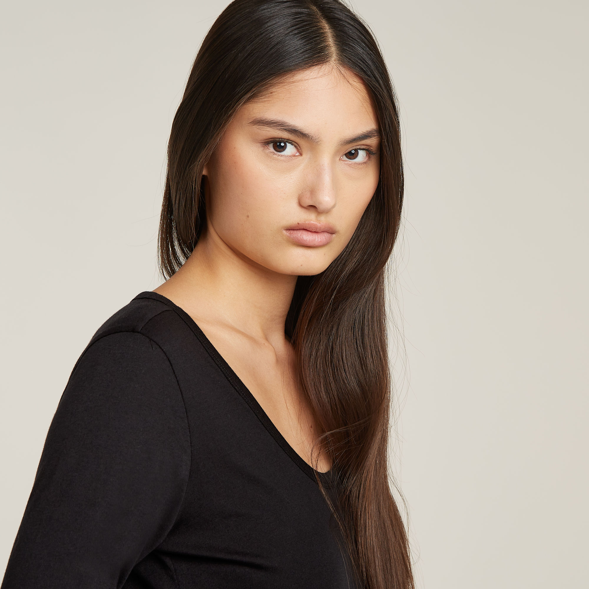 G-Star RAW Slim Top Zwart Dames