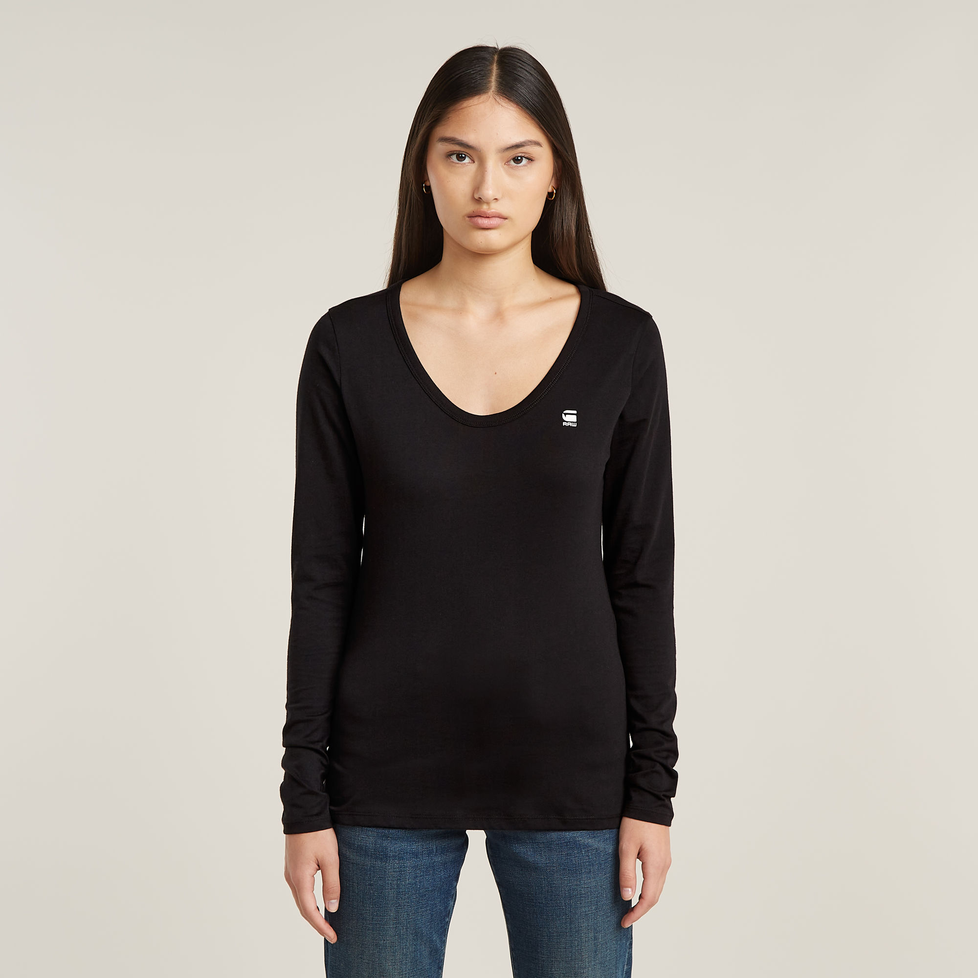 

Slim Top - Black - Women