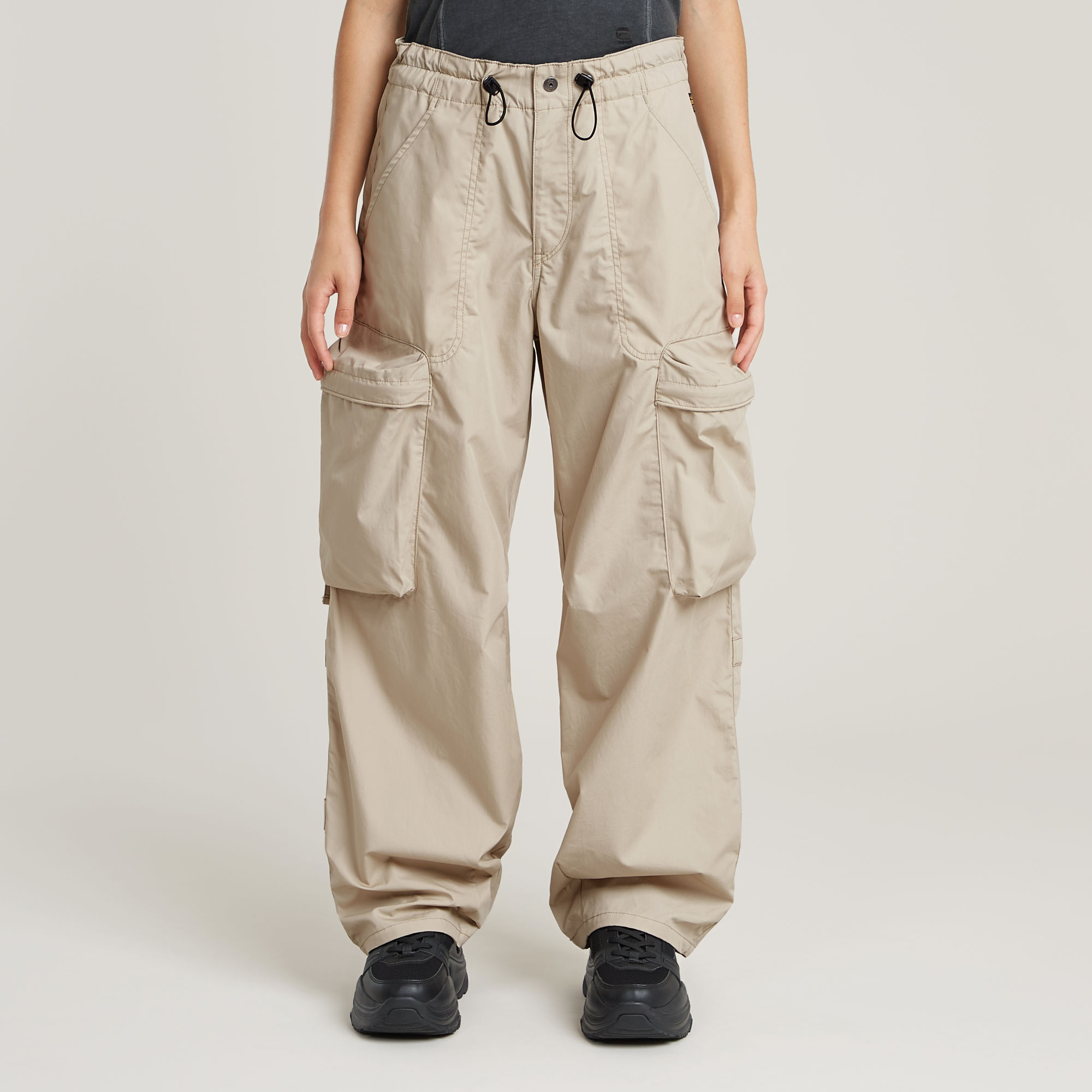 G-Star RAW Balloon High Waist Cargobroek - Beige - Dames