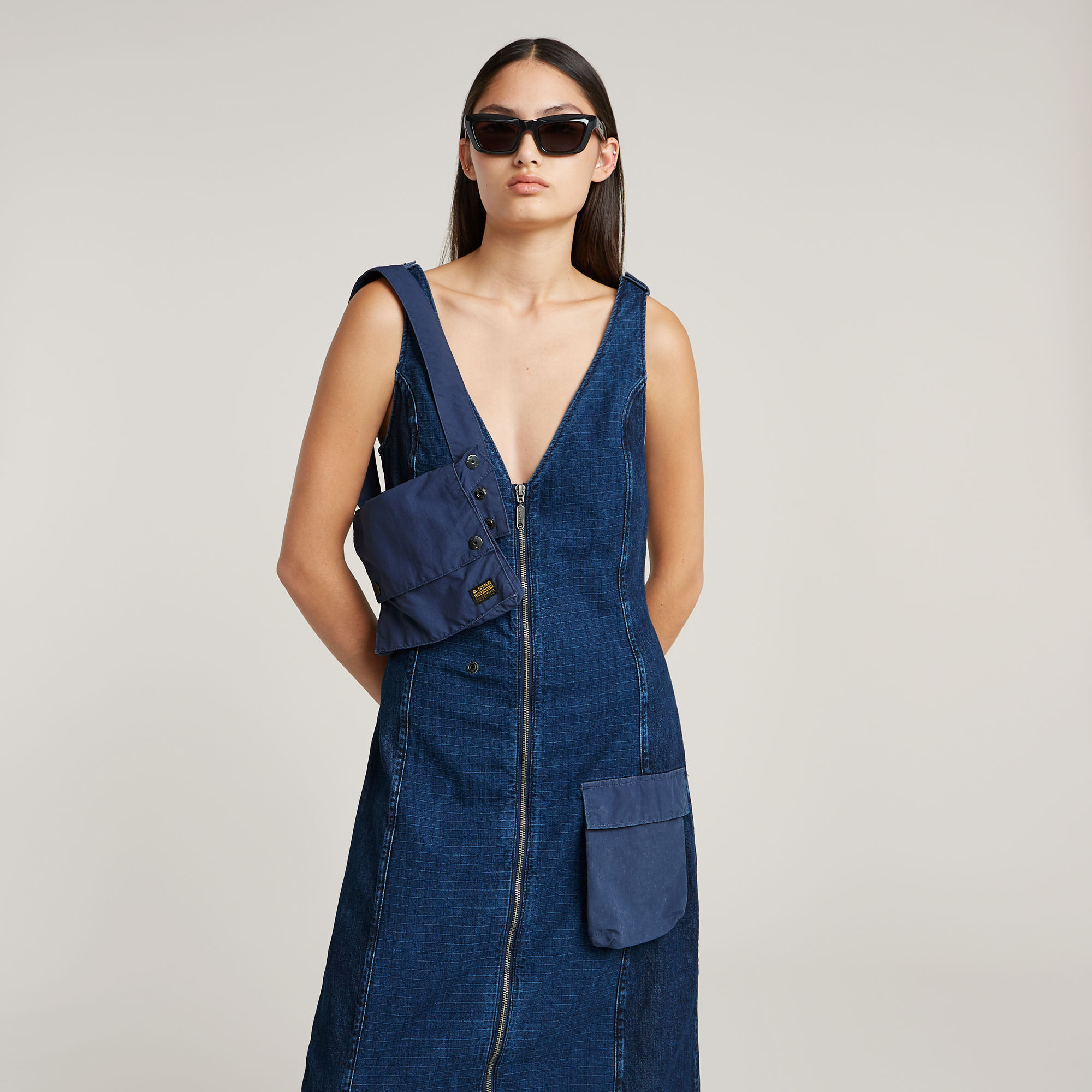 G-Star RAW Cargo Jurk Donkerblauw Dames