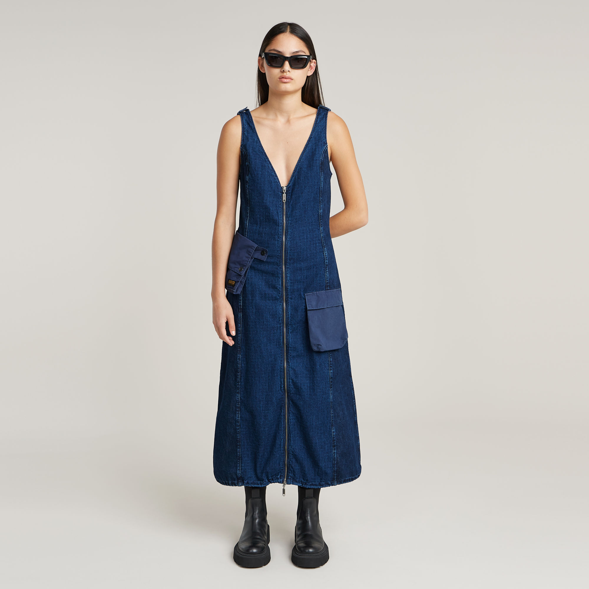 G-Star RAW Cargo Jurk Donkerblauw Dames