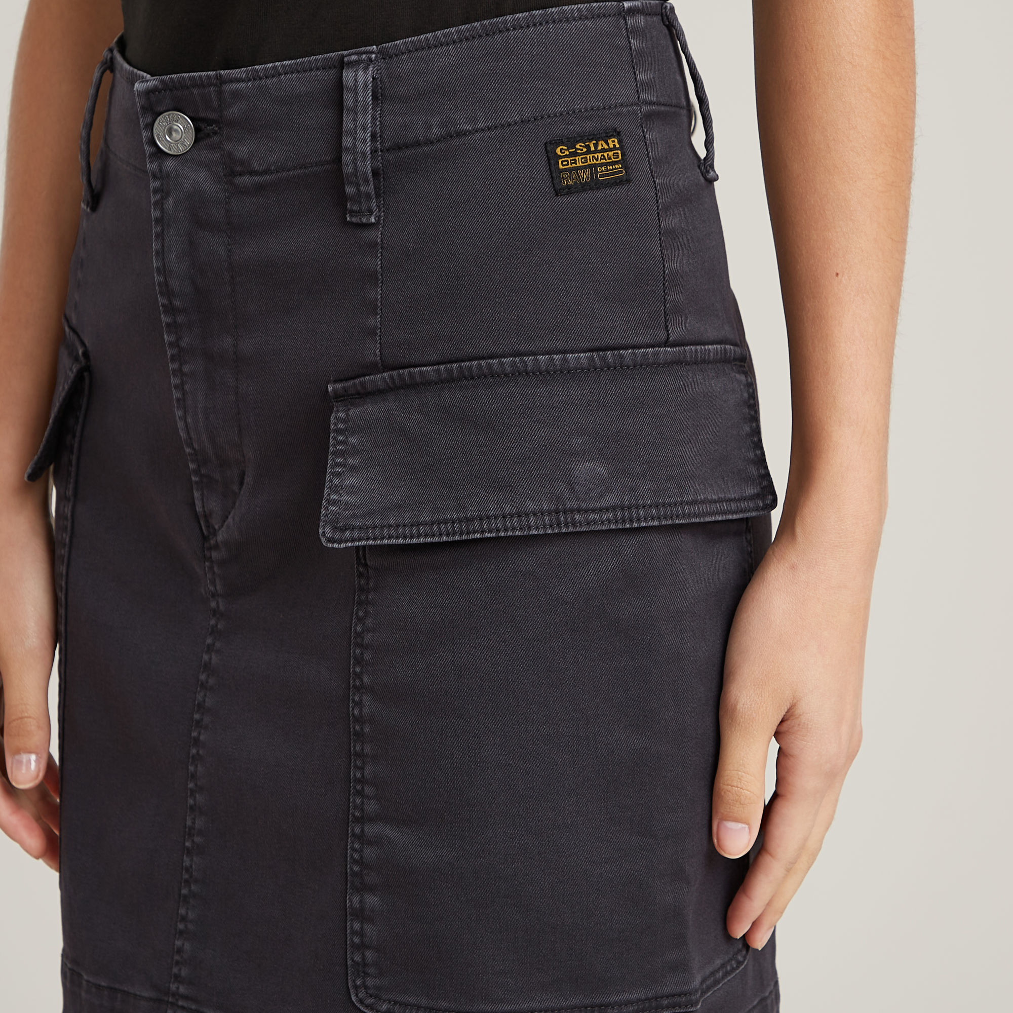 G-Star RAW Cargo Minirok Grijs Dames