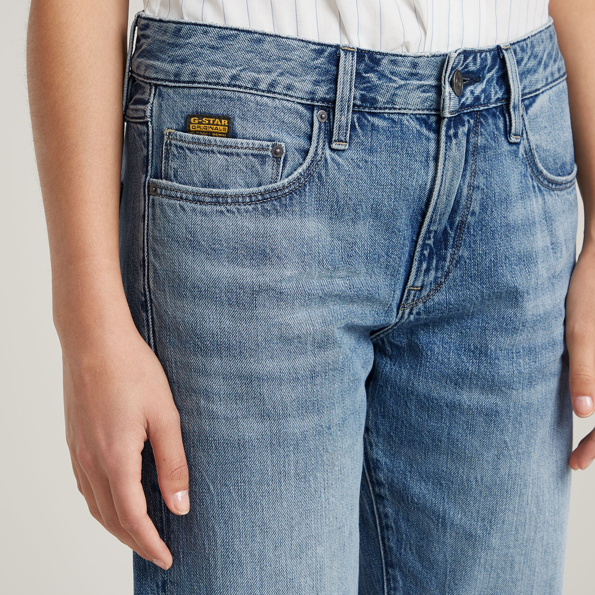 G-Star RAW Kate Boyfriend Jeans Midden blauw Dames