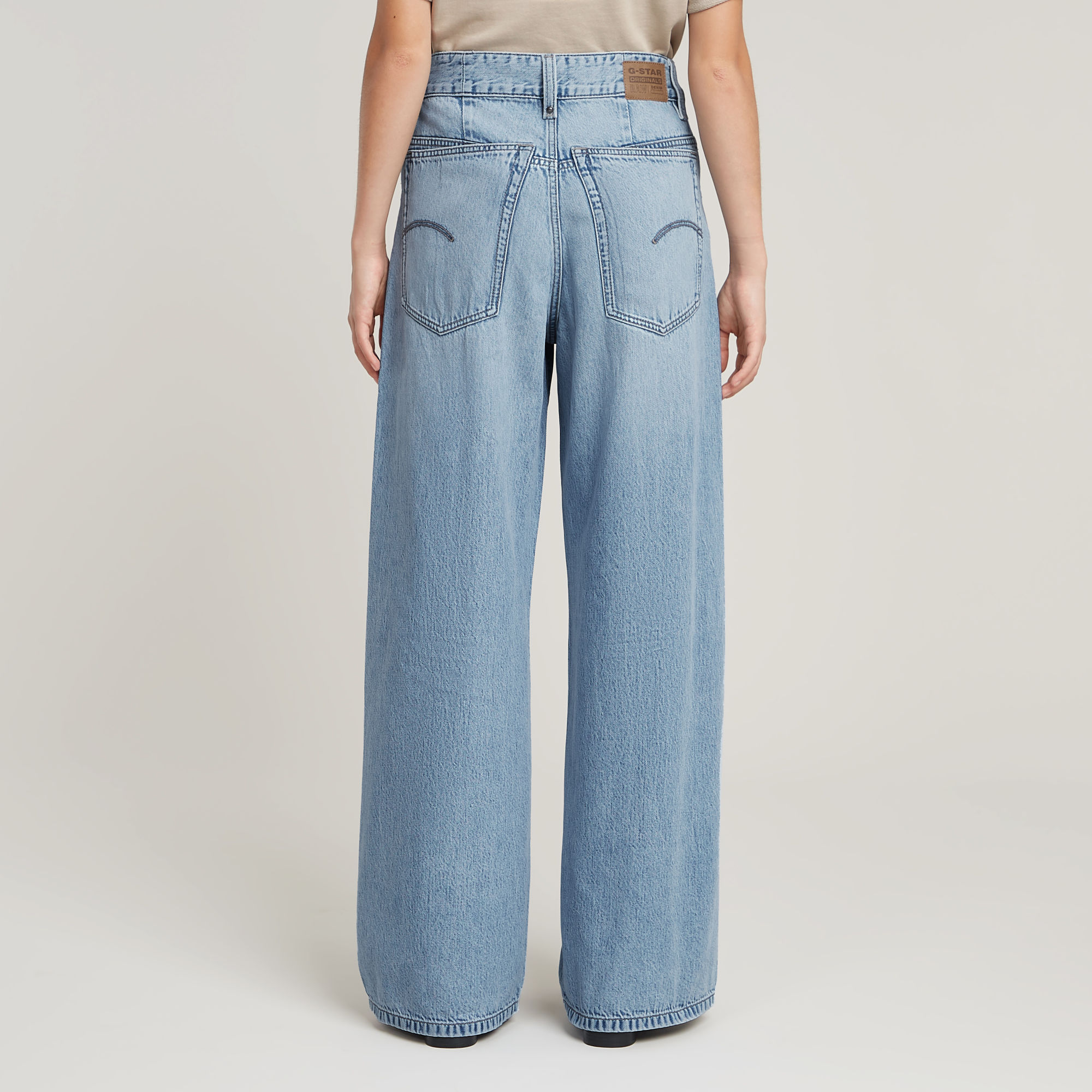 G-Star RAW Skater High Loose Jeans Lichtblauw Dames