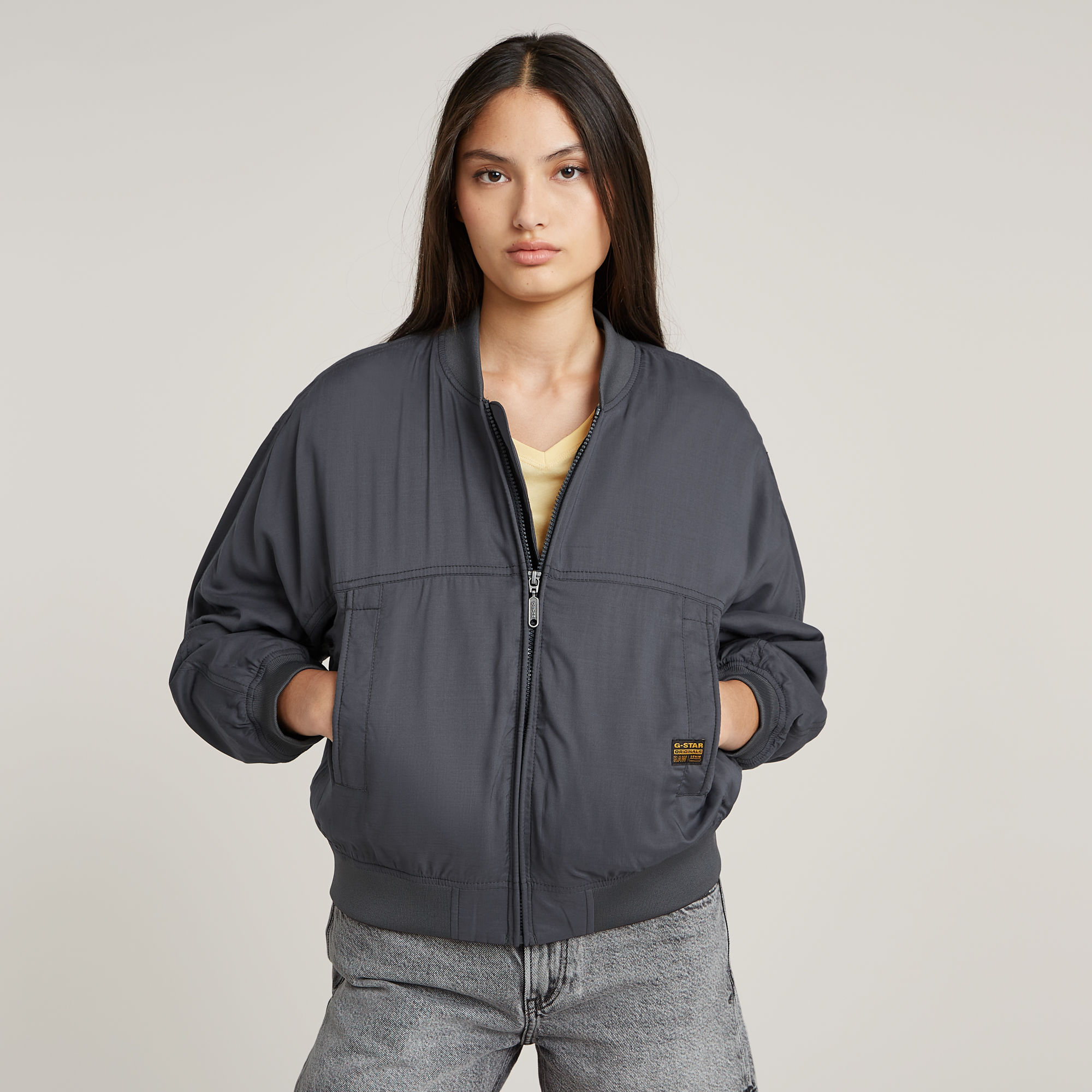 G-Star RAW Summer Bomberjack Grijs Dames